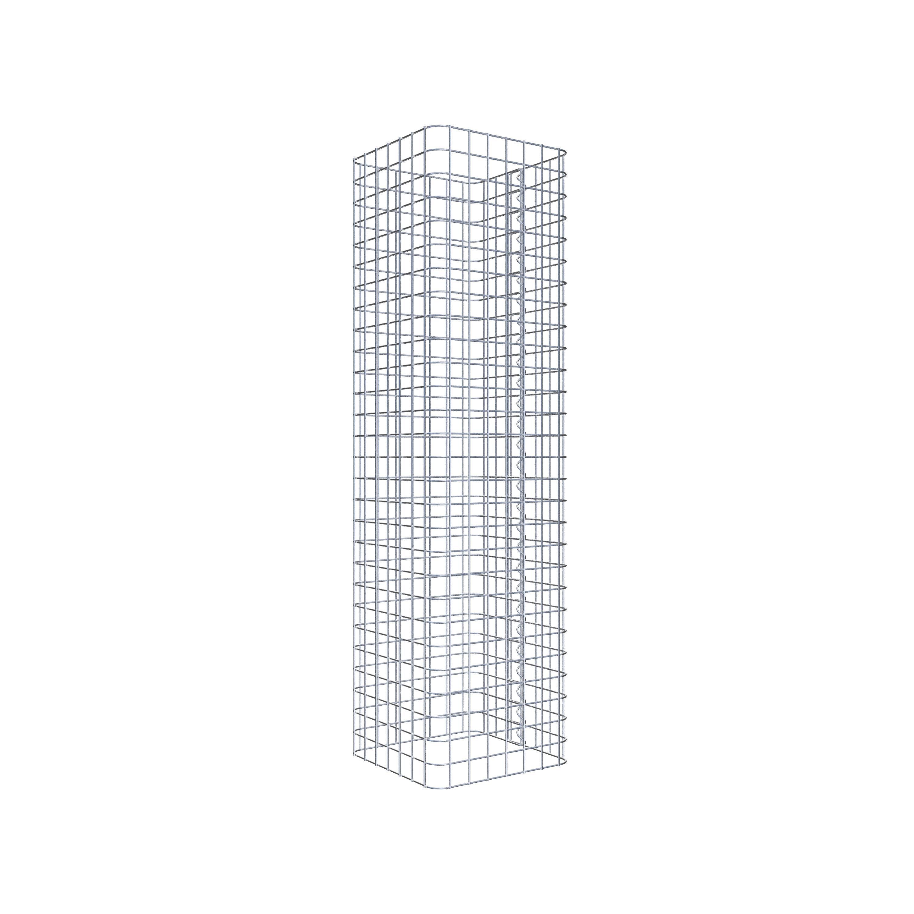 Colonne de gabion 37 x 37 cm MW 5 x 5 cm carré