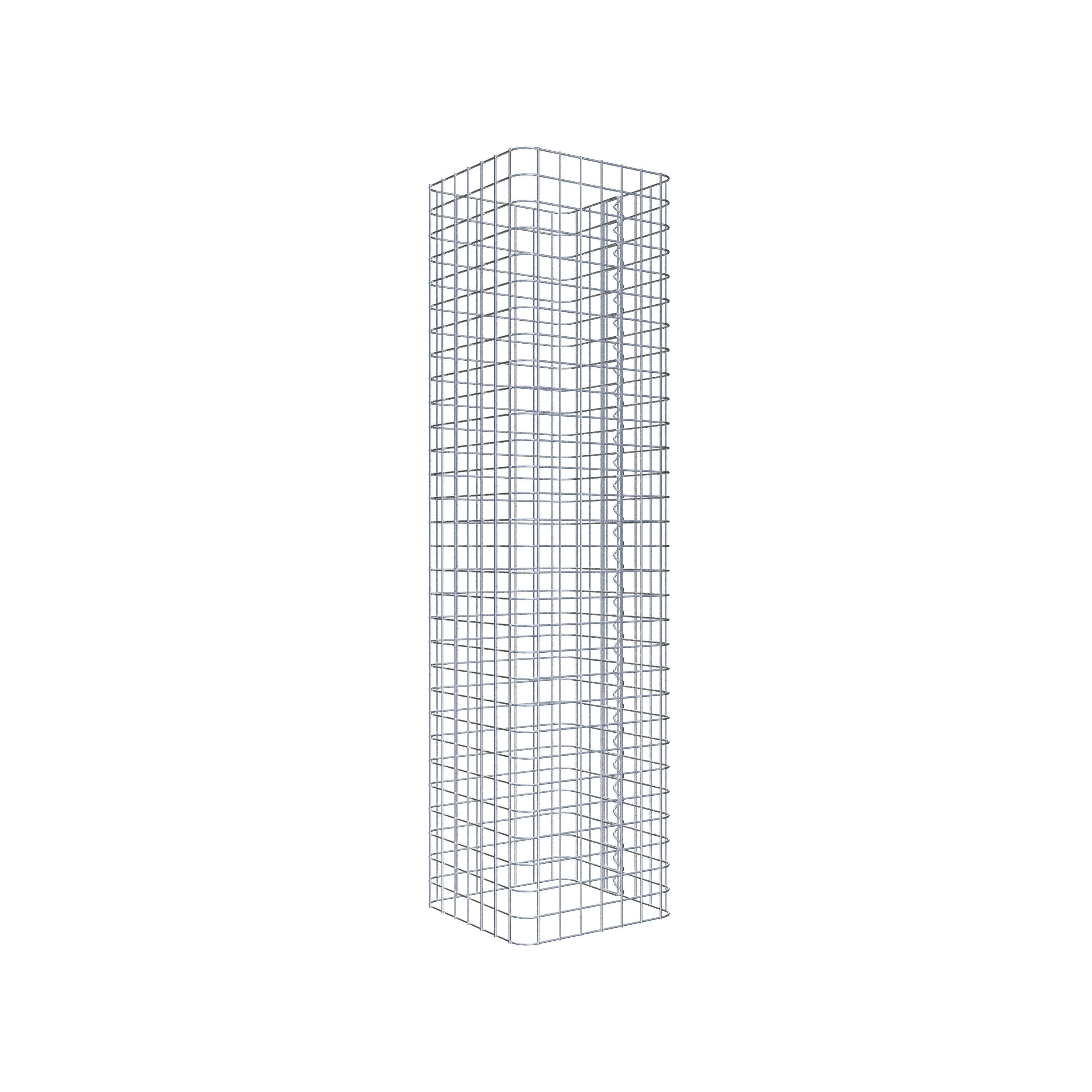 Colonne de gabion 37 x 37 cm MW 5 x 5 cm carré