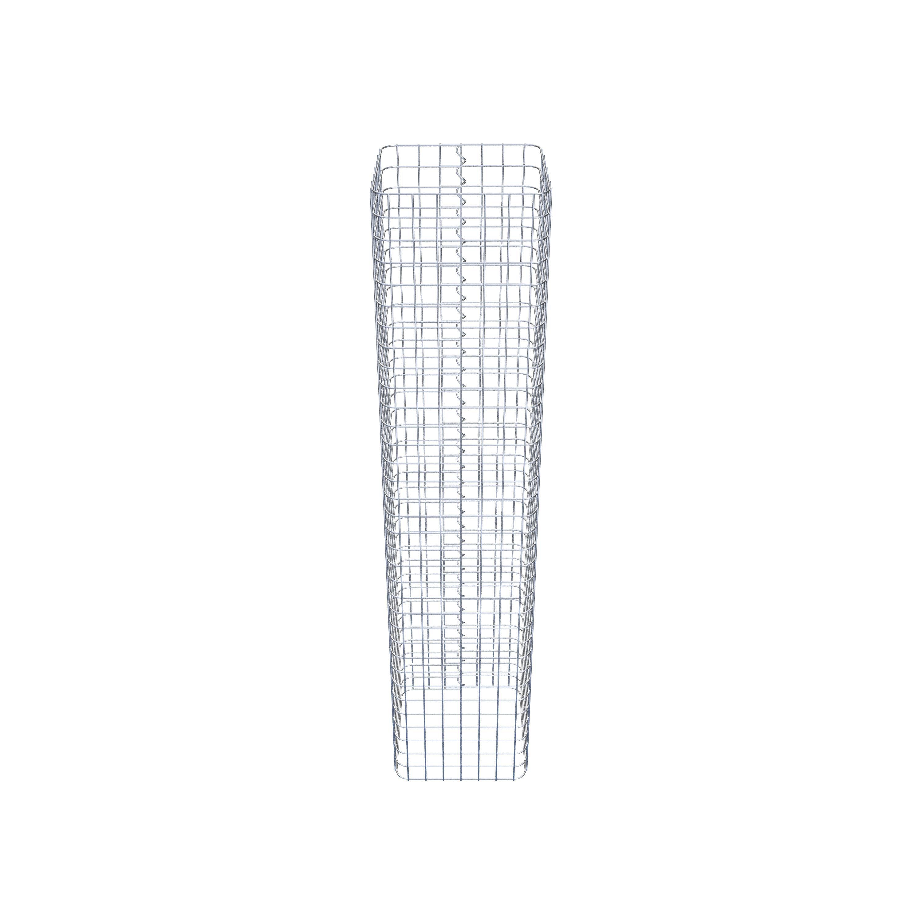 Colonne de gabion 37 x 37 cm MW 5 x 5 cm carré