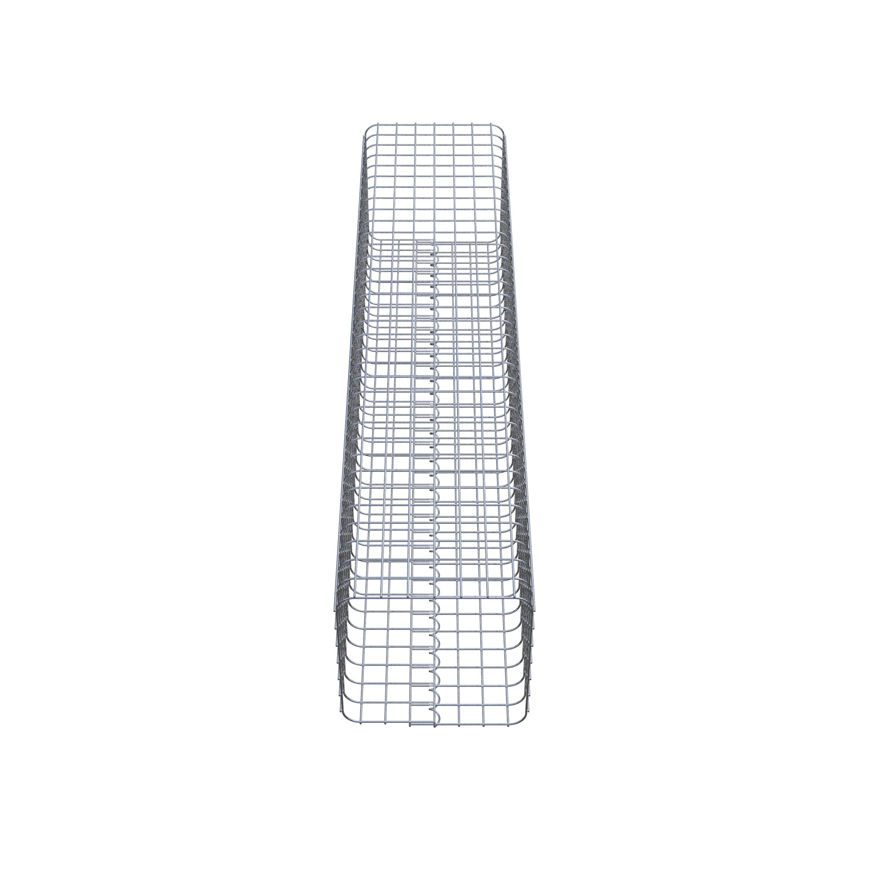 Colonne de gabion 37 x 37 cm MW 5 x 5 cm carré