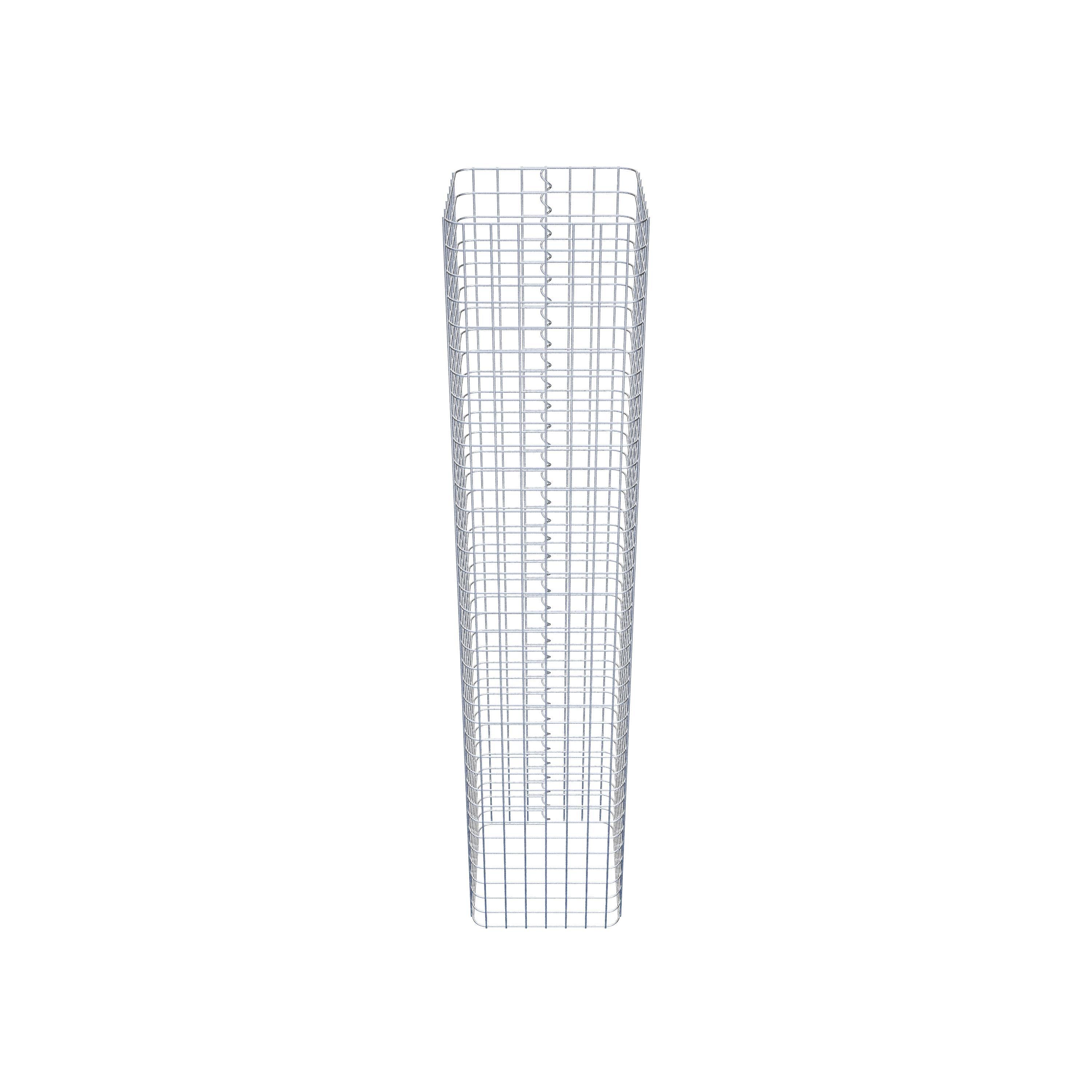 Colonne de gabion 37 x 37 cm MW 5 x 5 cm carré