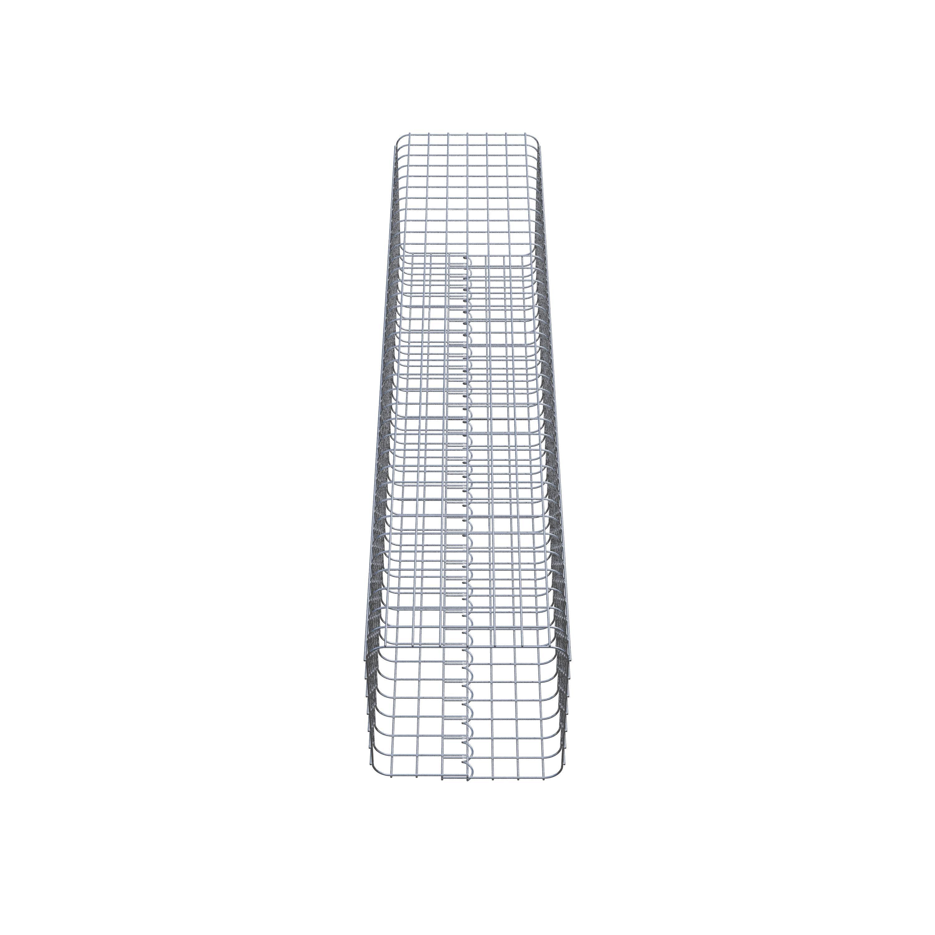Colonne de gabion 37 x 37 cm MW 5 x 5 cm carré