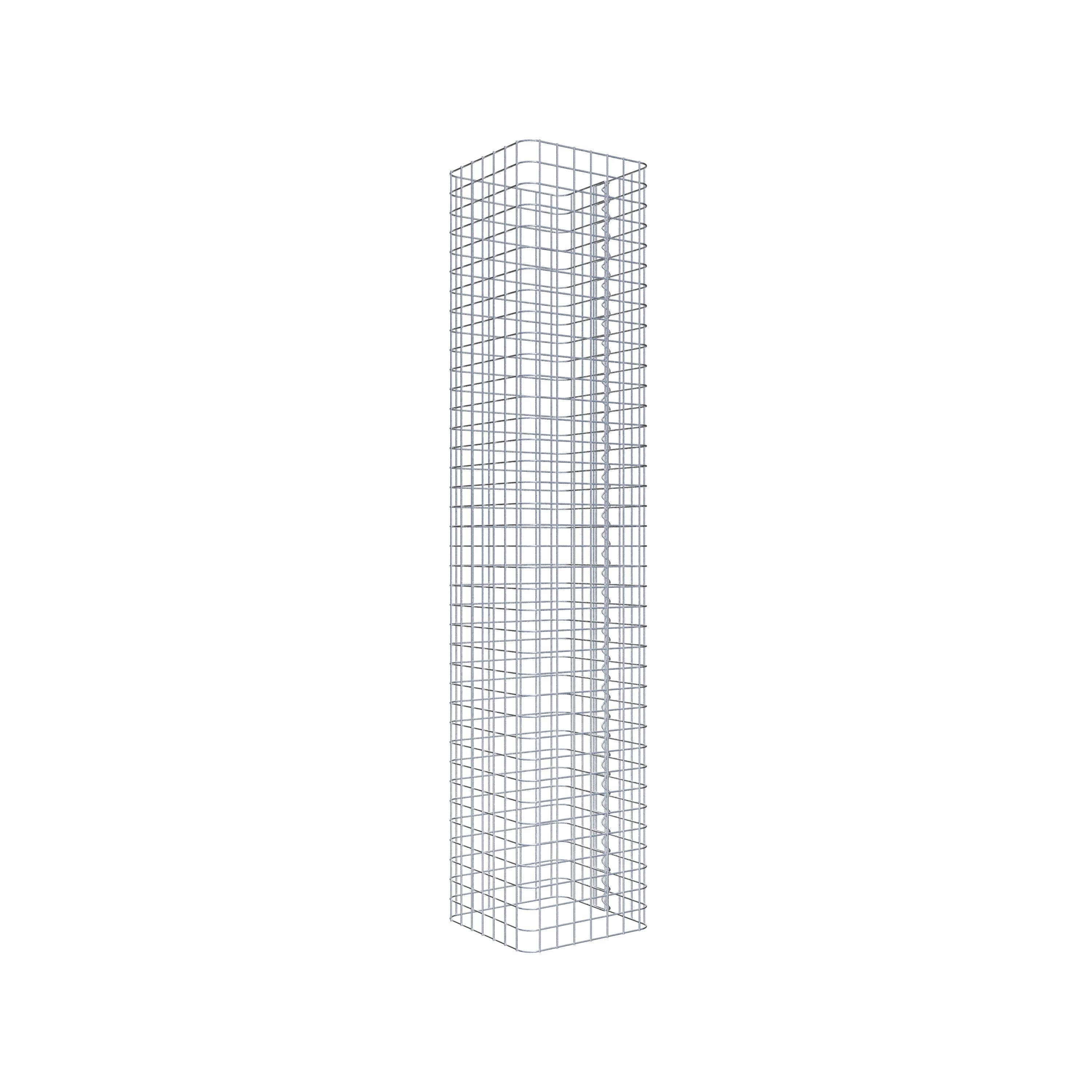 Colonne de gabion 37 x 37 cm MW 5 x 5 cm carré