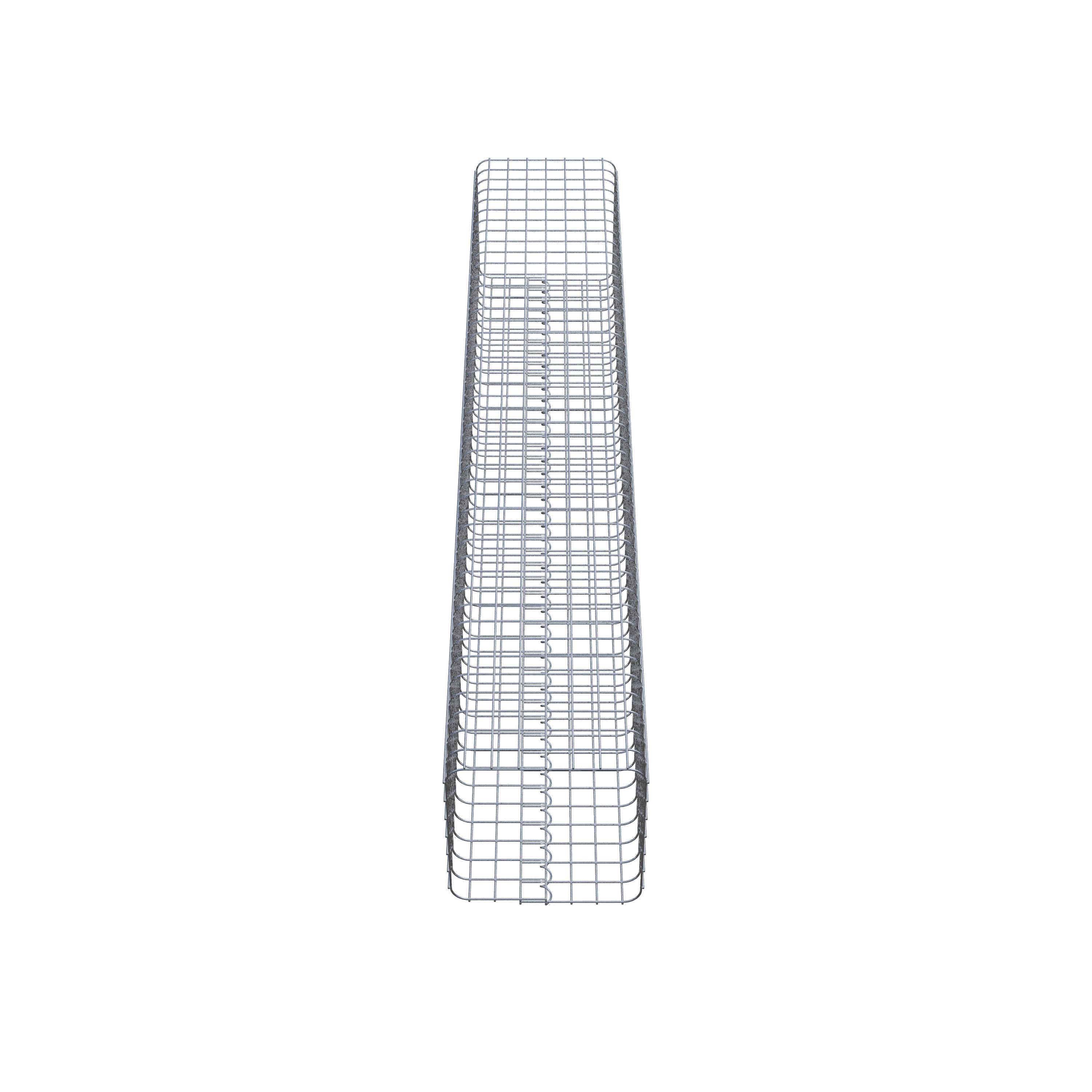 Colonne de gabion 37 x 37 cm MW 5 x 5 cm carré