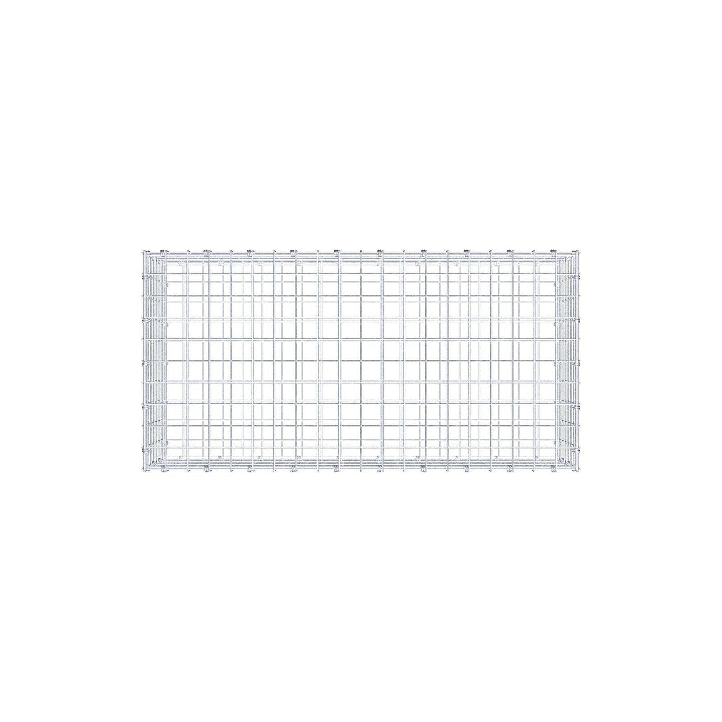 Gabion 100 cm x 30 cm x 50 cm (L x H x D), mesh size 5 x 5 cm, spiral ring