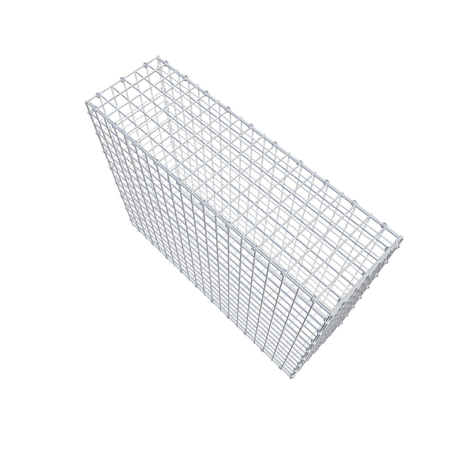 Gabione 100 cm x 80 cm x 30 cm (L x H x T), Maschenweite 5 x 5 cm, Spiralring