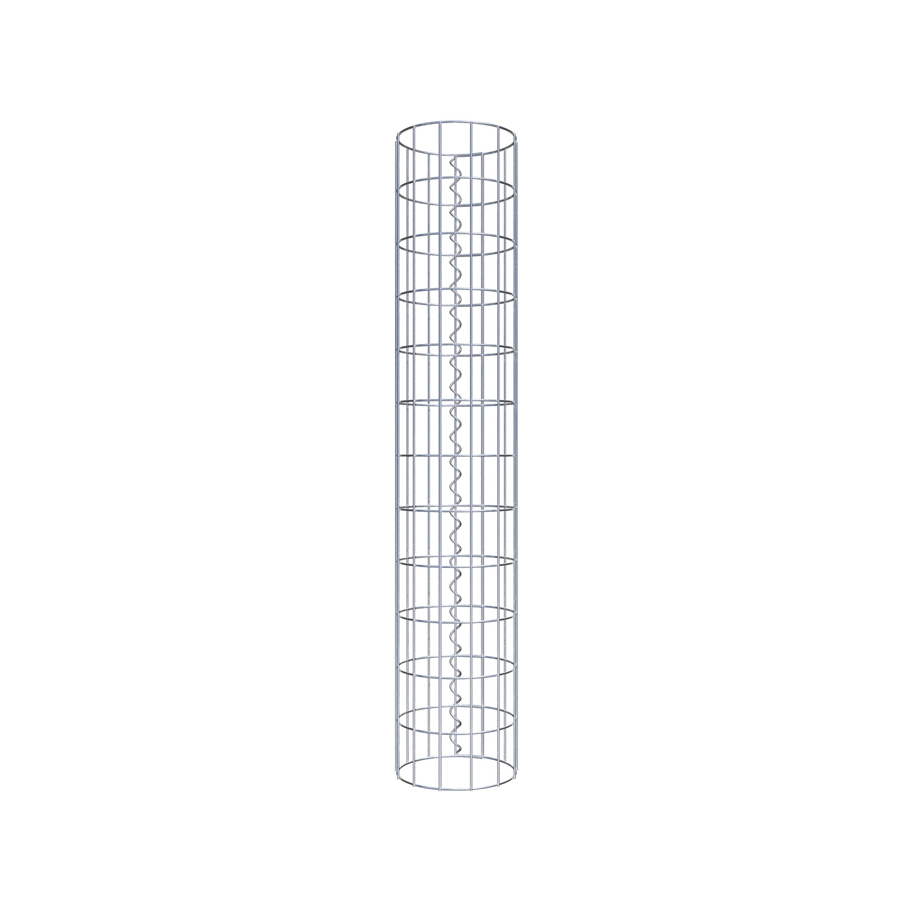 Gabionensäule Durchmesser 22 cm, MW 5 x 10 cm rund
