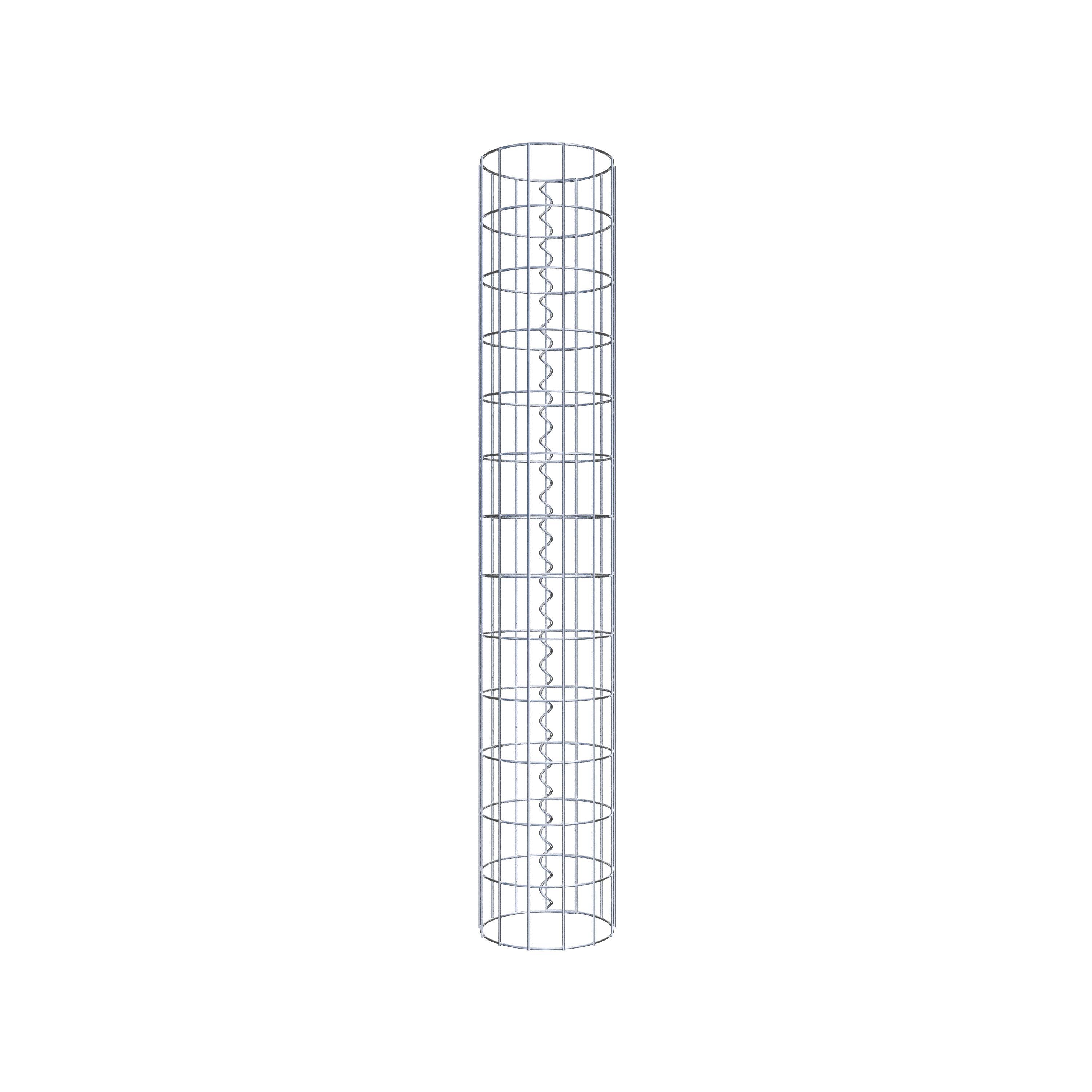 Gabionensäule Durchmesser 22 cm, MW 5 x 10 cm rund