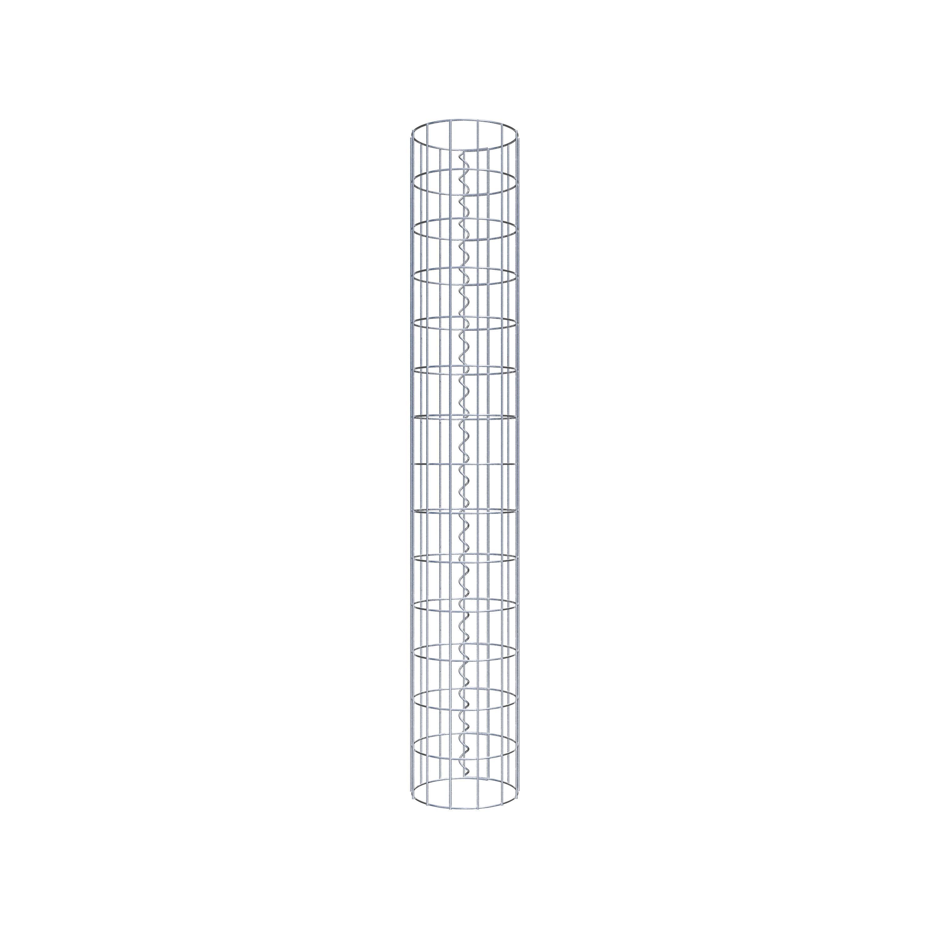 Gabionensäule Durchmesser 22 cm, MW 5 x 10 cm rund