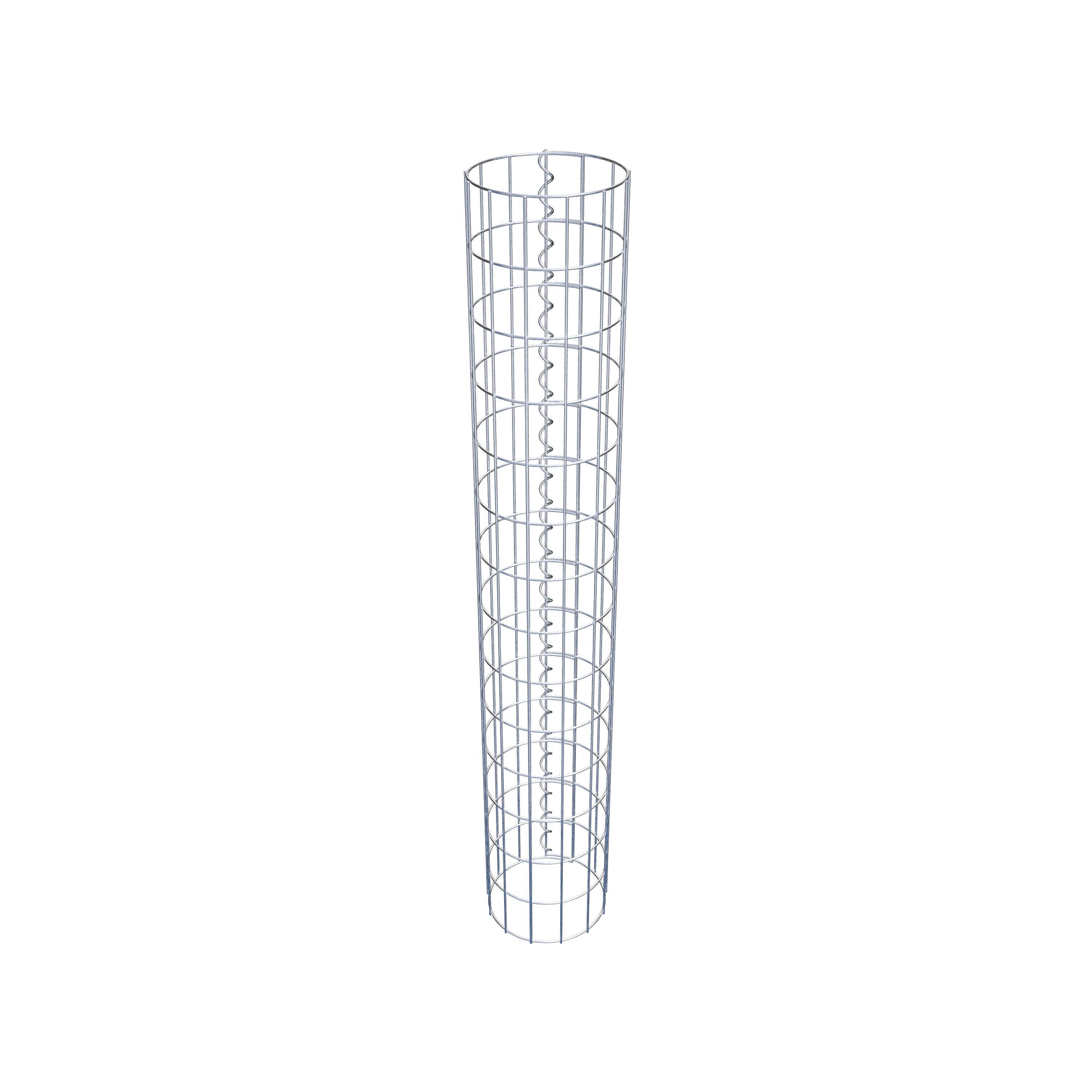 Gabionensäule Durchmesser 22 cm, MW 5 x 10 cm rund