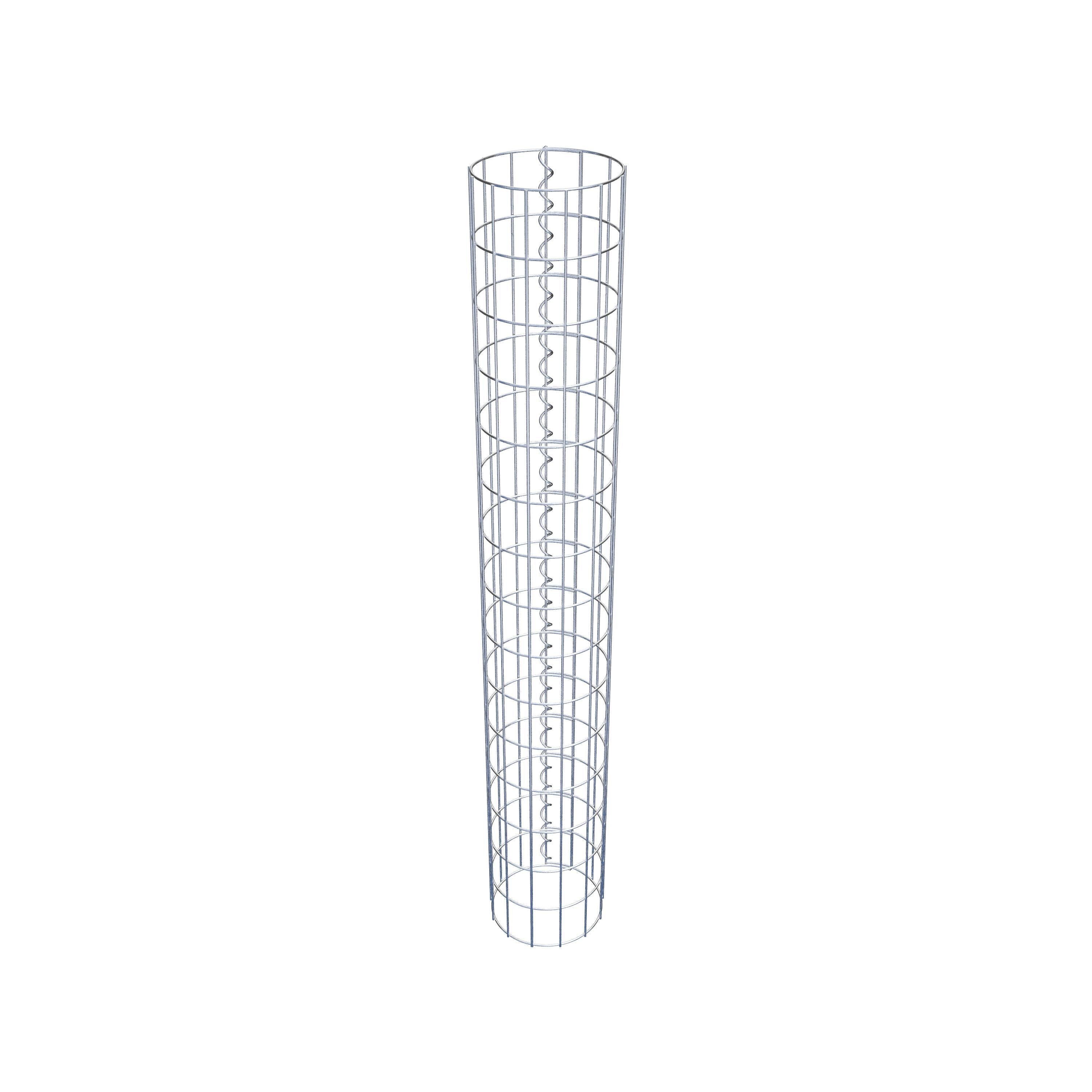 Gabionensäule Durchmesser 22 cm, MW 5 x 10 cm rund
