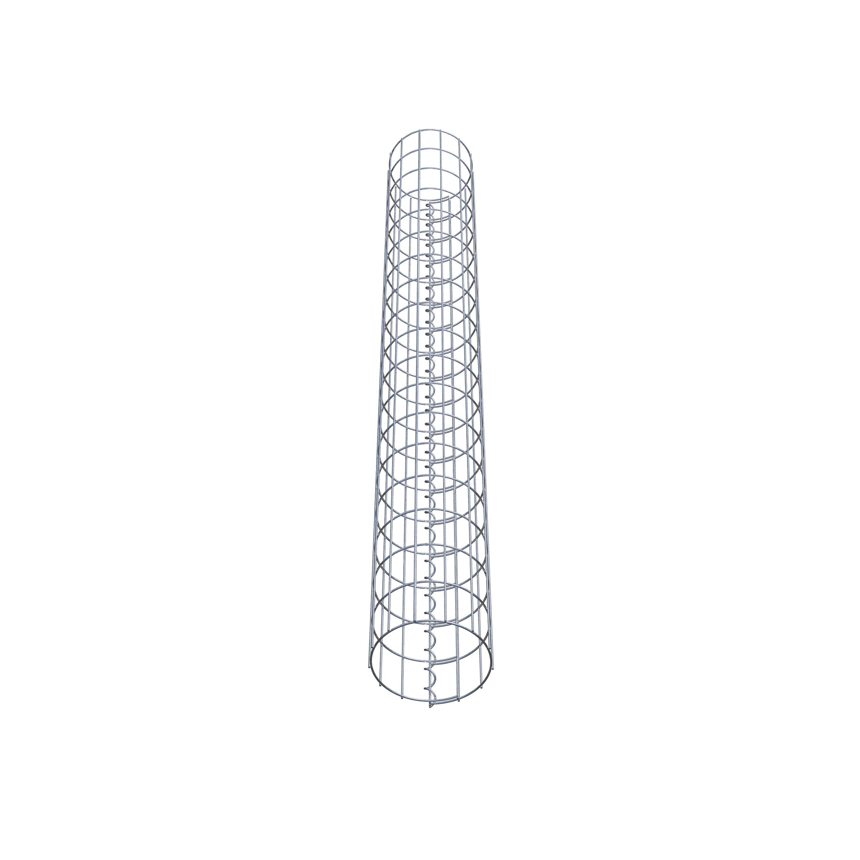 Gabionensäule Durchmesser 22 cm, MW 5 x 10 cm rund