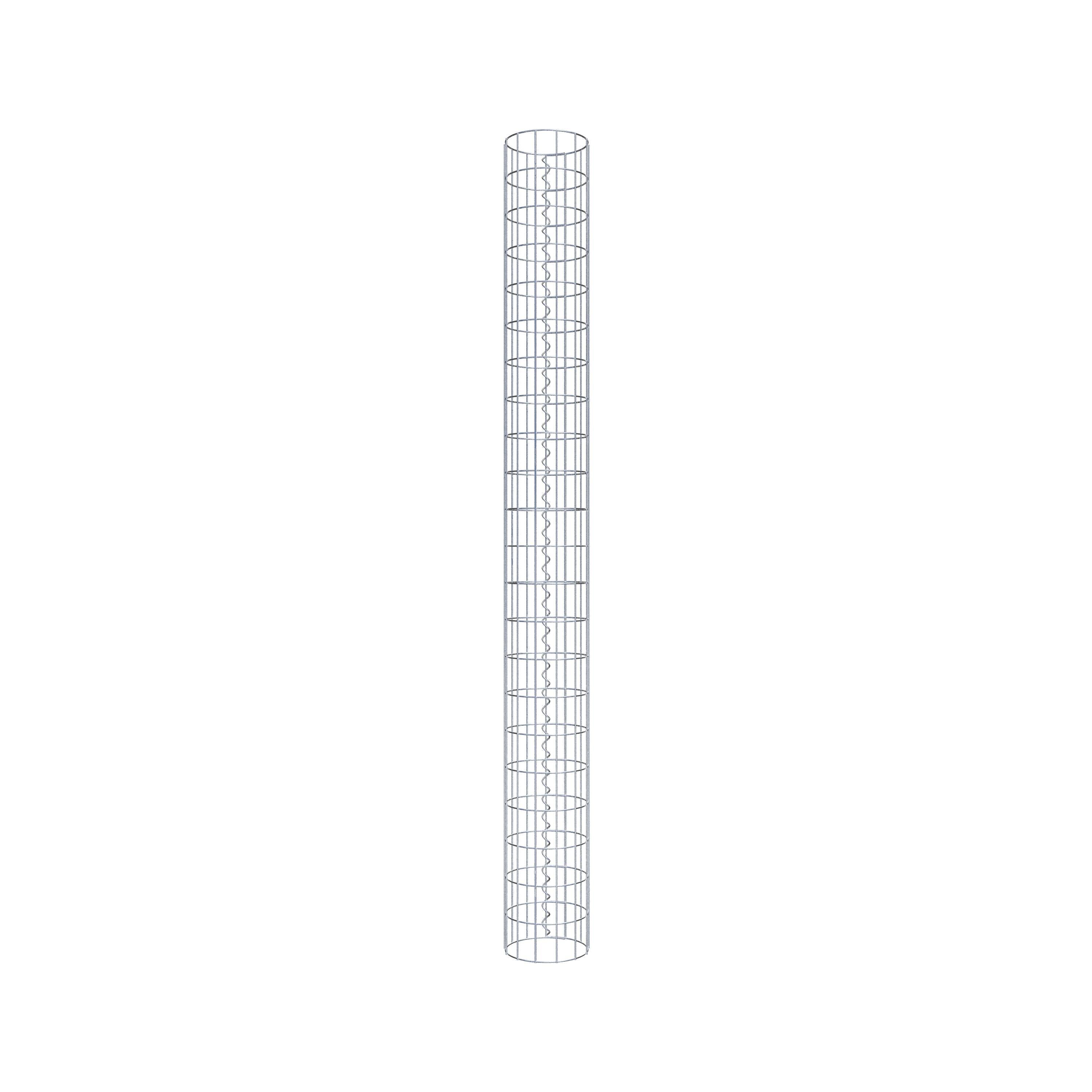 Gabionensäule Durchmesser 22 cm, MW 5 x 10 cm rund