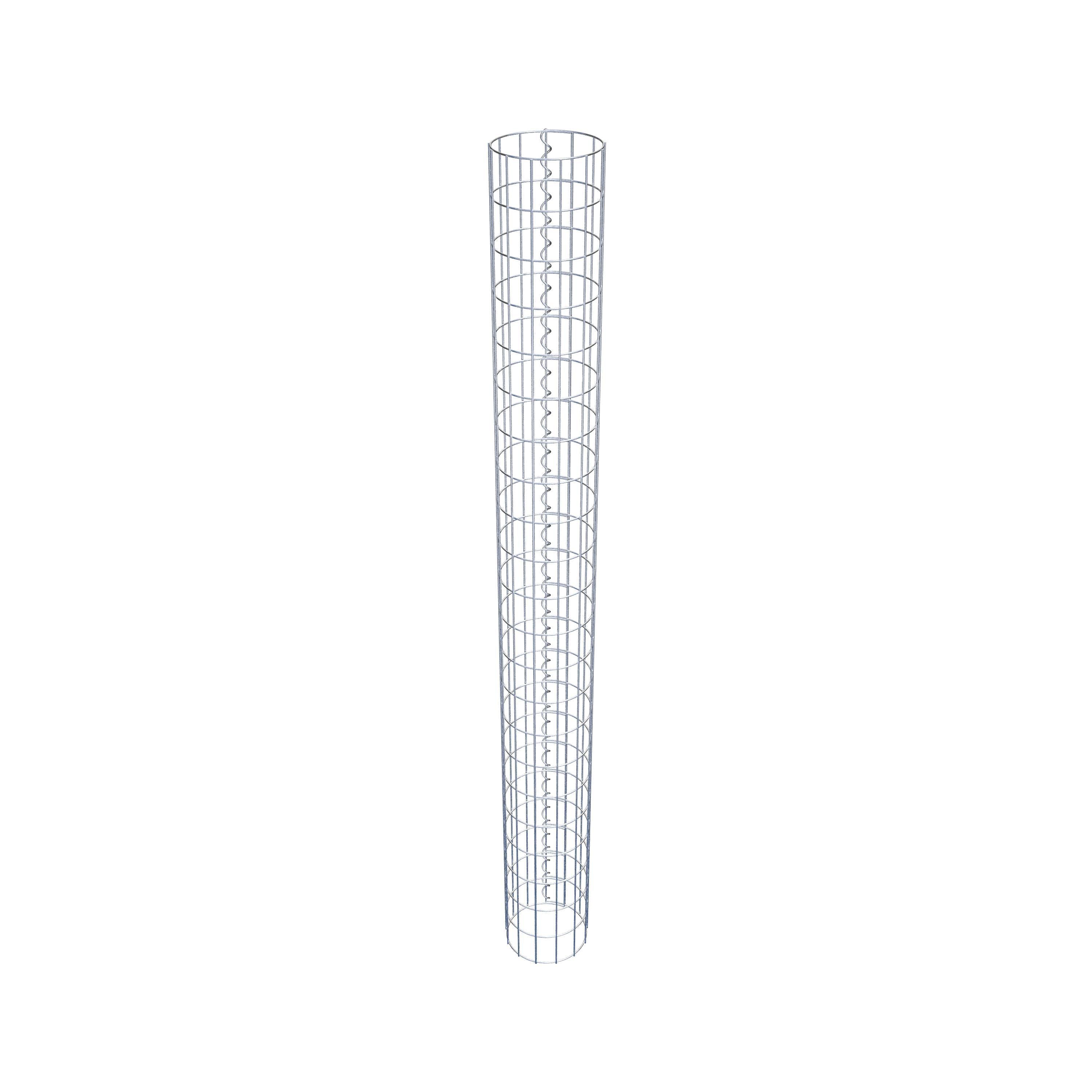 Gabionensäule Durchmesser 22 cm, MW 5 x 10 cm rund