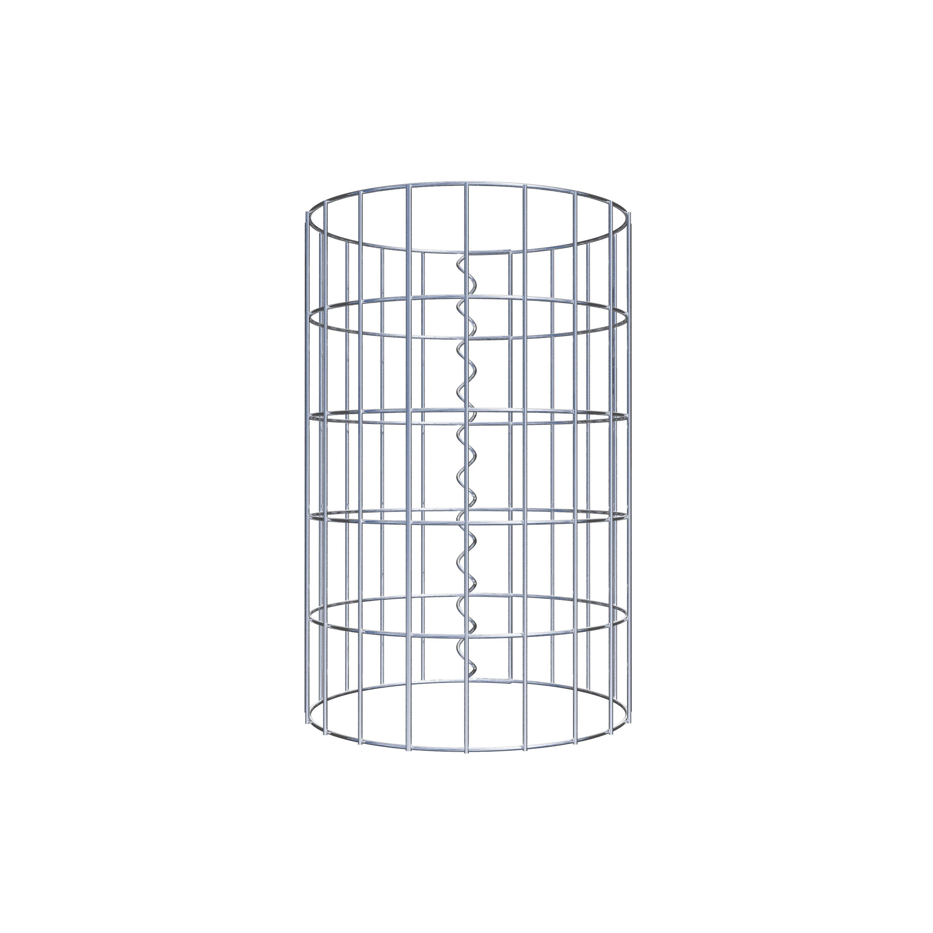 Gabionensäule Durchmesser 32 cm, MW 5 x 10 cm rund