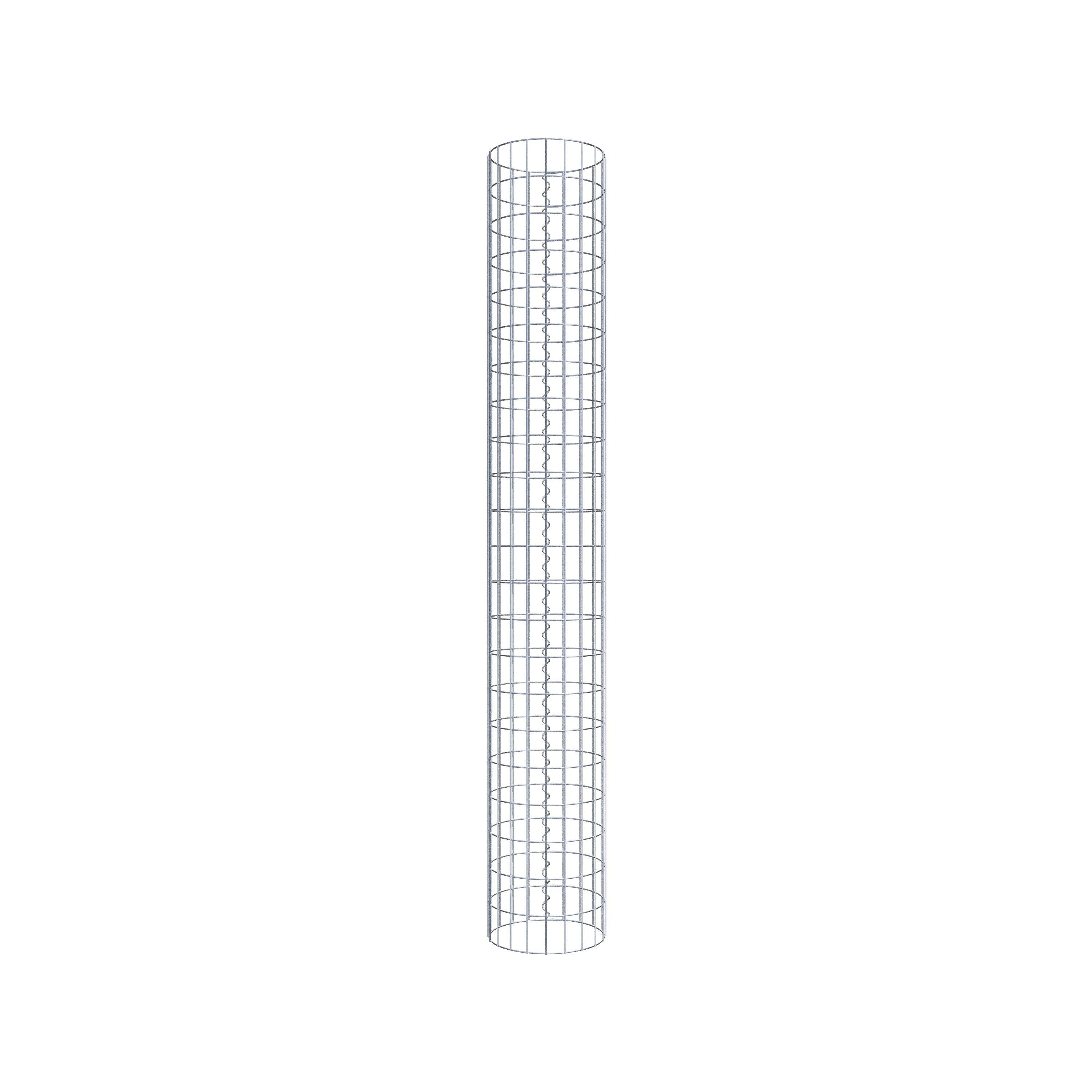 Gabionensäule Durchmesser 32 cm, MW 5 x 10 cm rund
