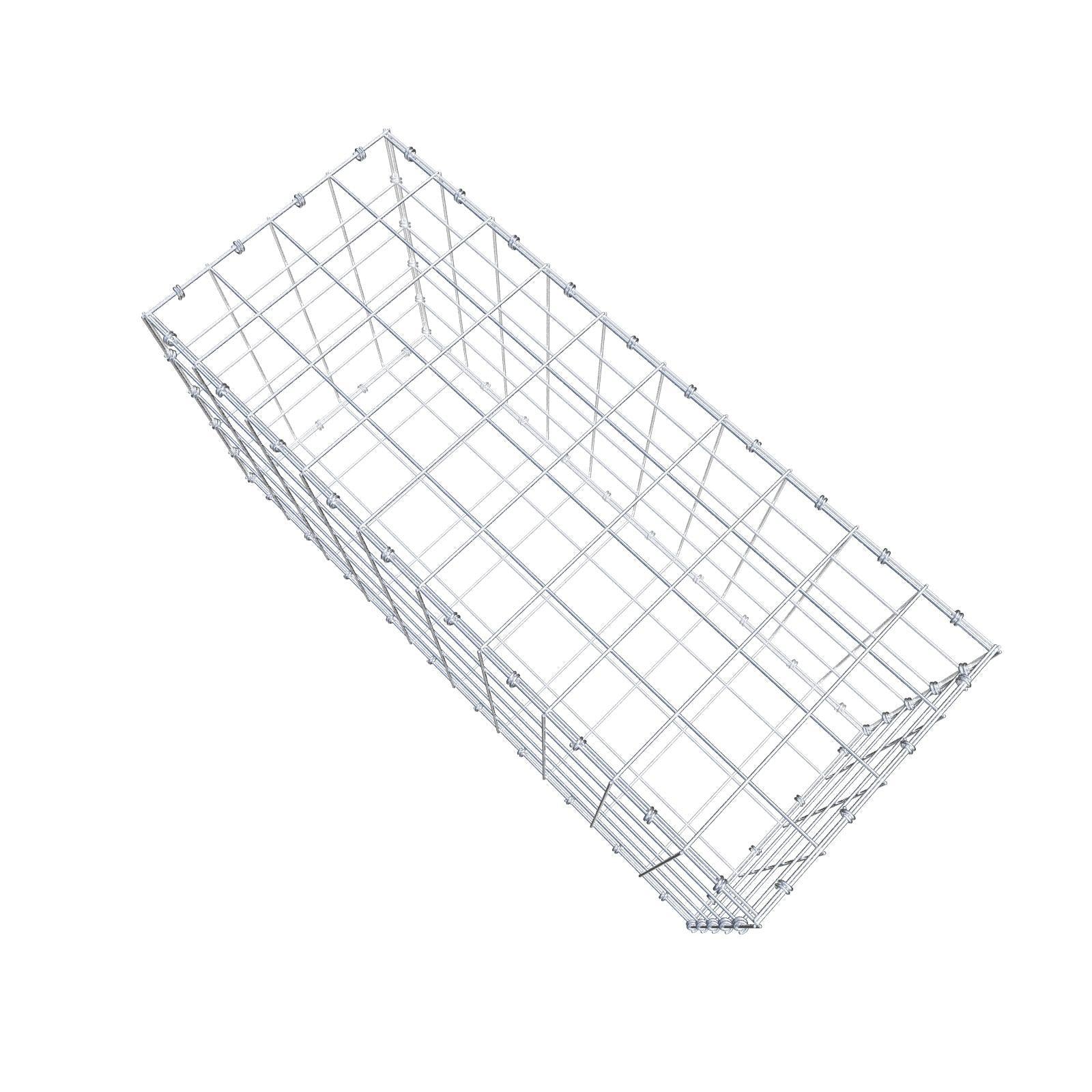 Gabion 100 cm x 50 cm x 40 cm (L x H x D), maskstorlek 10 x 10 cm, spiralring