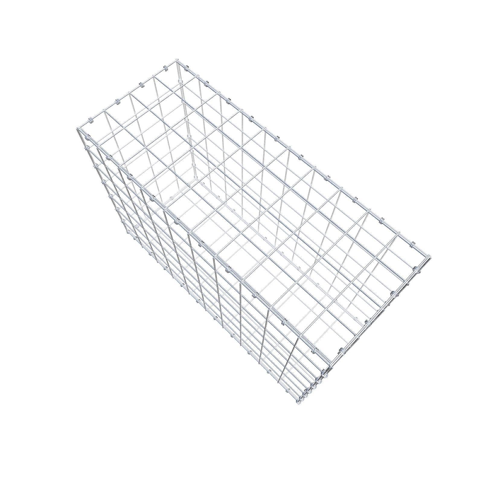 Gabion 100 cm x 70 cm x 40 cm (L x H x P), mailles 10 x 10 cm, anneau en spirale