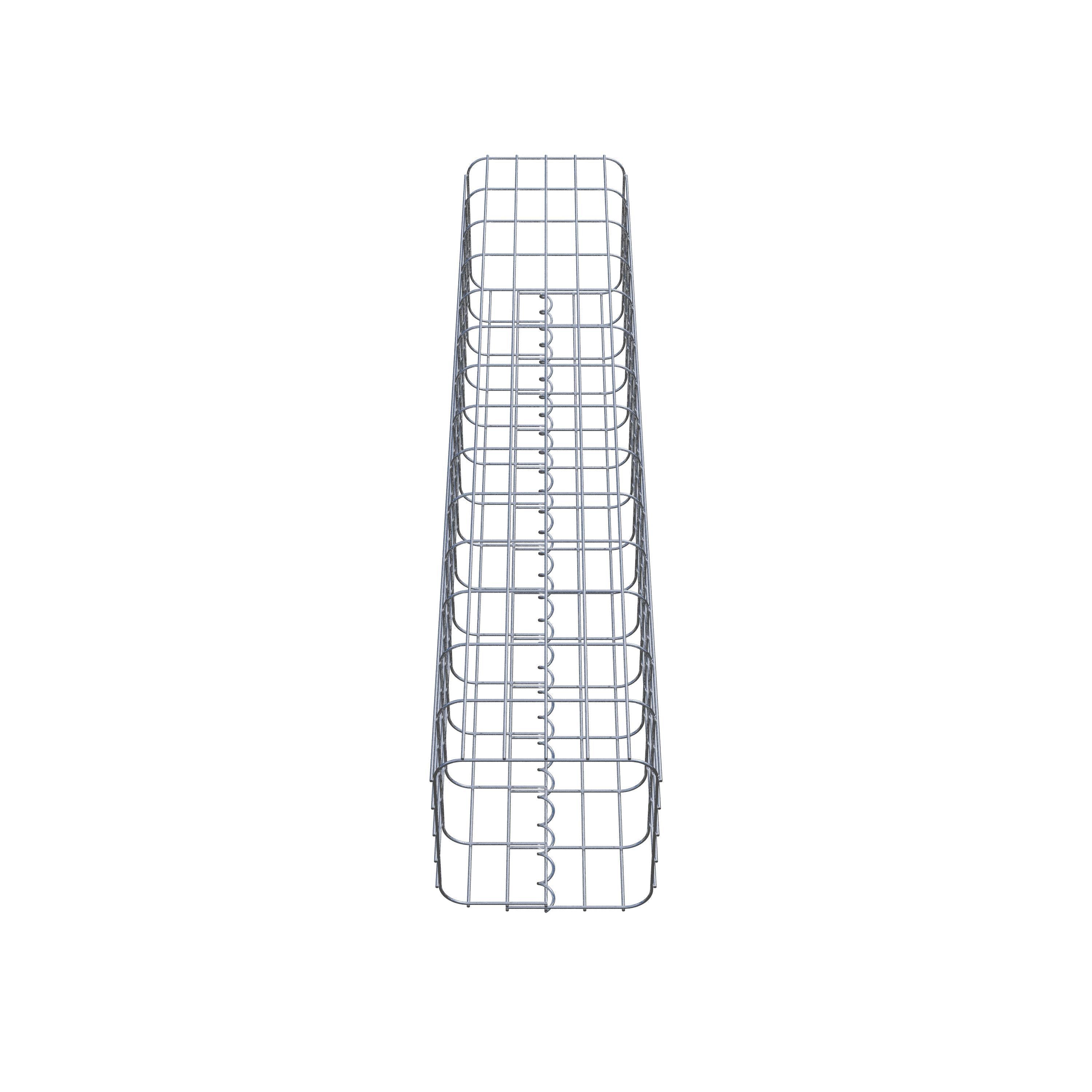 Gabionensäule 27 x 27 cm, MW 5 x 10 cm eckig