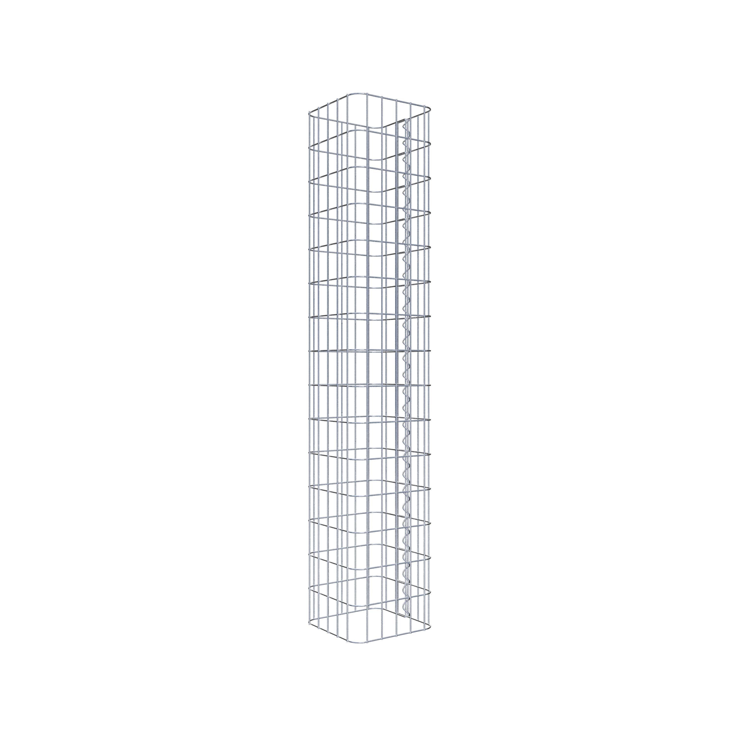 Gabionensäule 27 x 27 cm, MW 5 x 10 cm eckig
