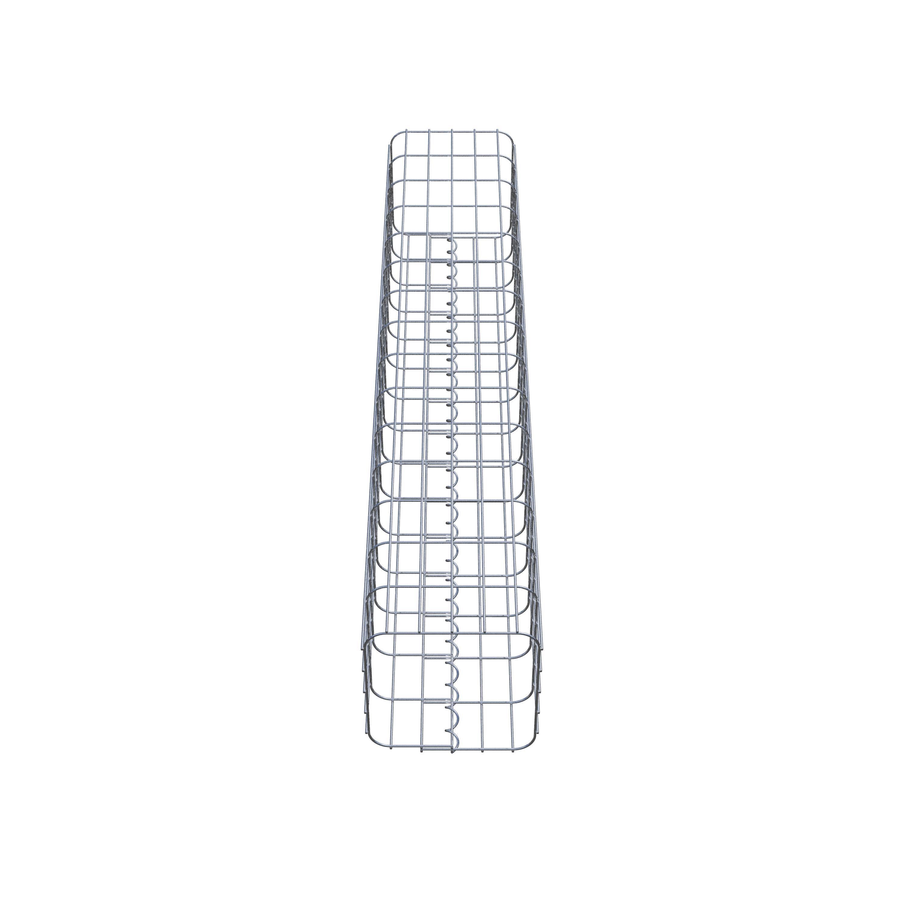 Gabionensäule 27 x 27 cm, MW 5 x 10 cm eckig