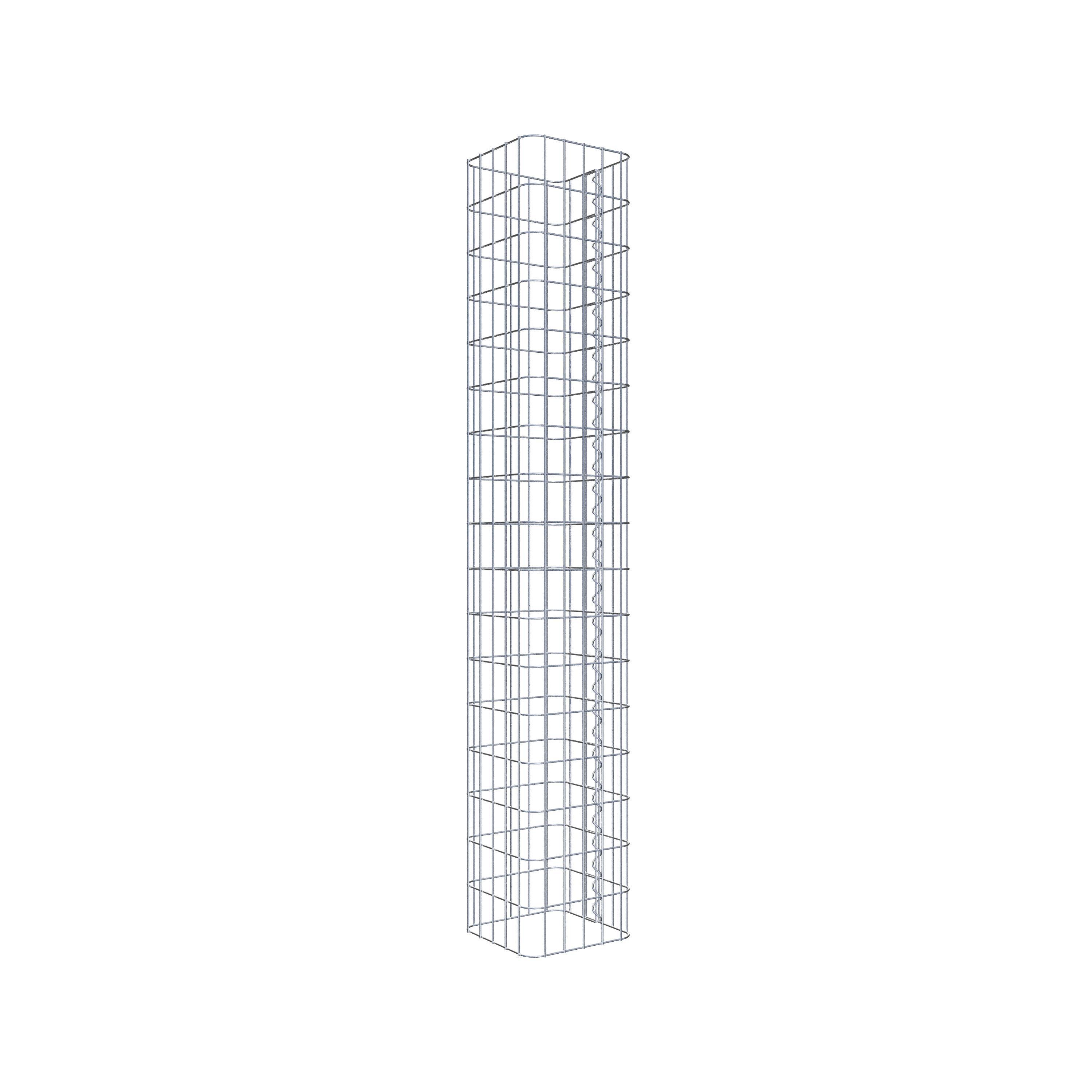 Gabionensäule 27 x 27 cm, MW 5 x 10 cm eckig