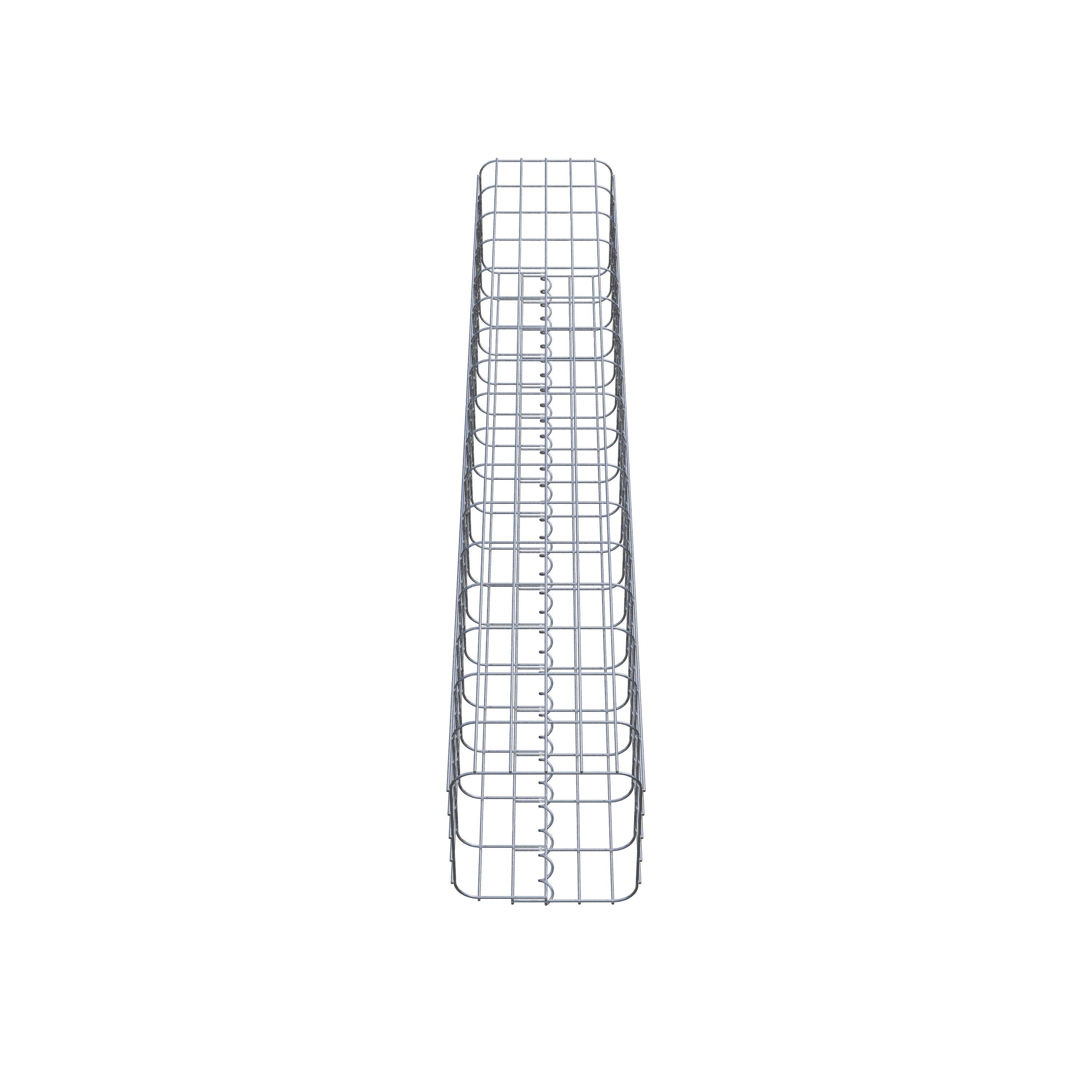 Gabionensäule 27 x 27 cm, MW 5 x 10 cm eckig
