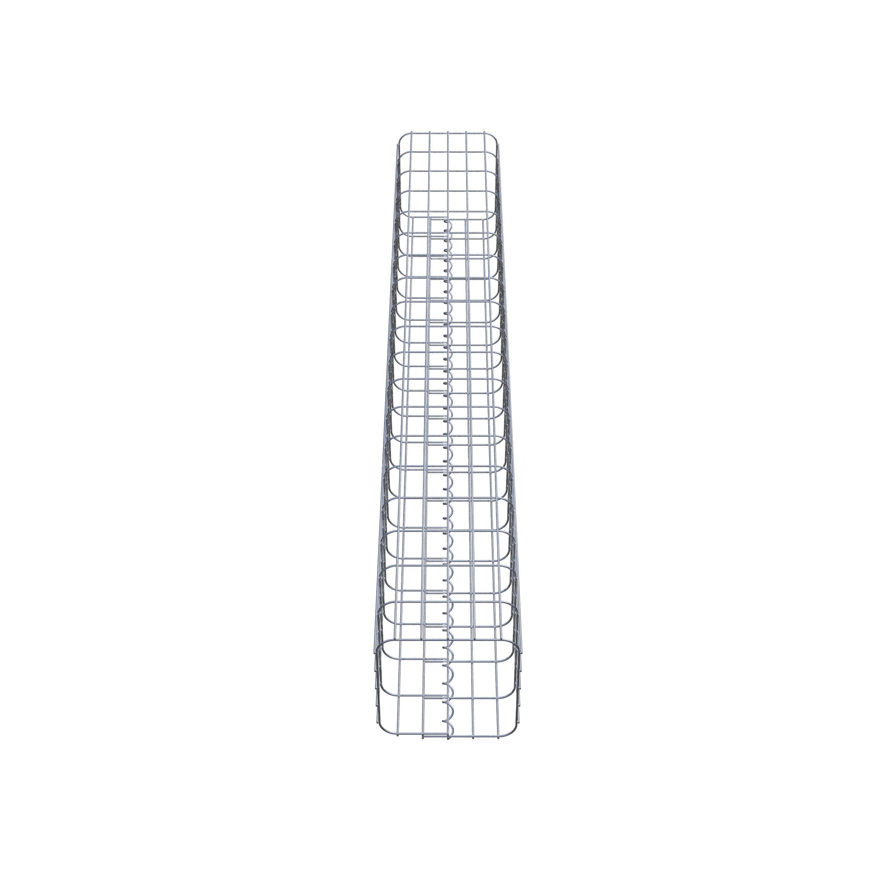 Gabionensäule 27 x 27 cm, MW 5 x 10 cm eckig