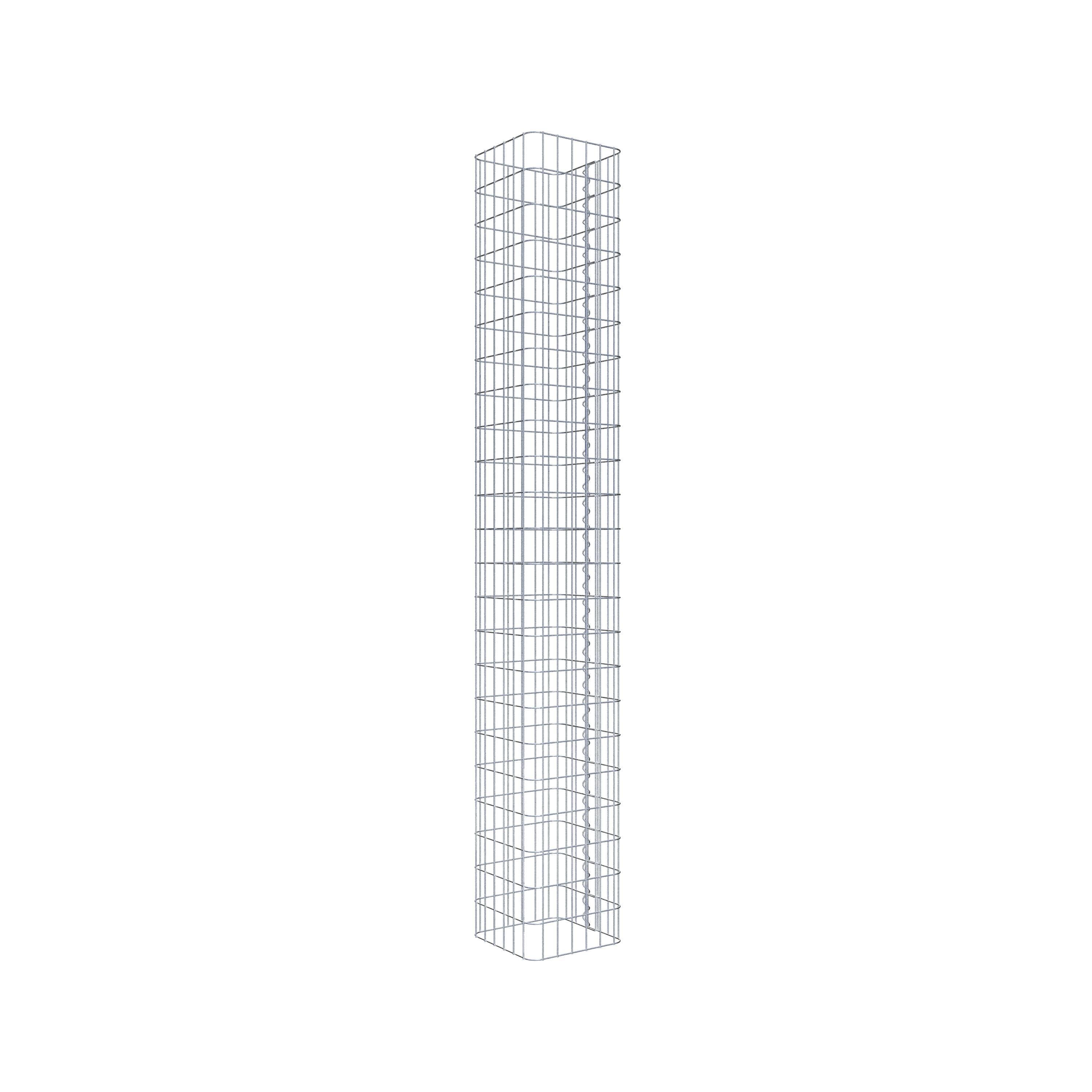 Gabionensäule 32 x 32 cm, MW 5 x 10 cm eckig