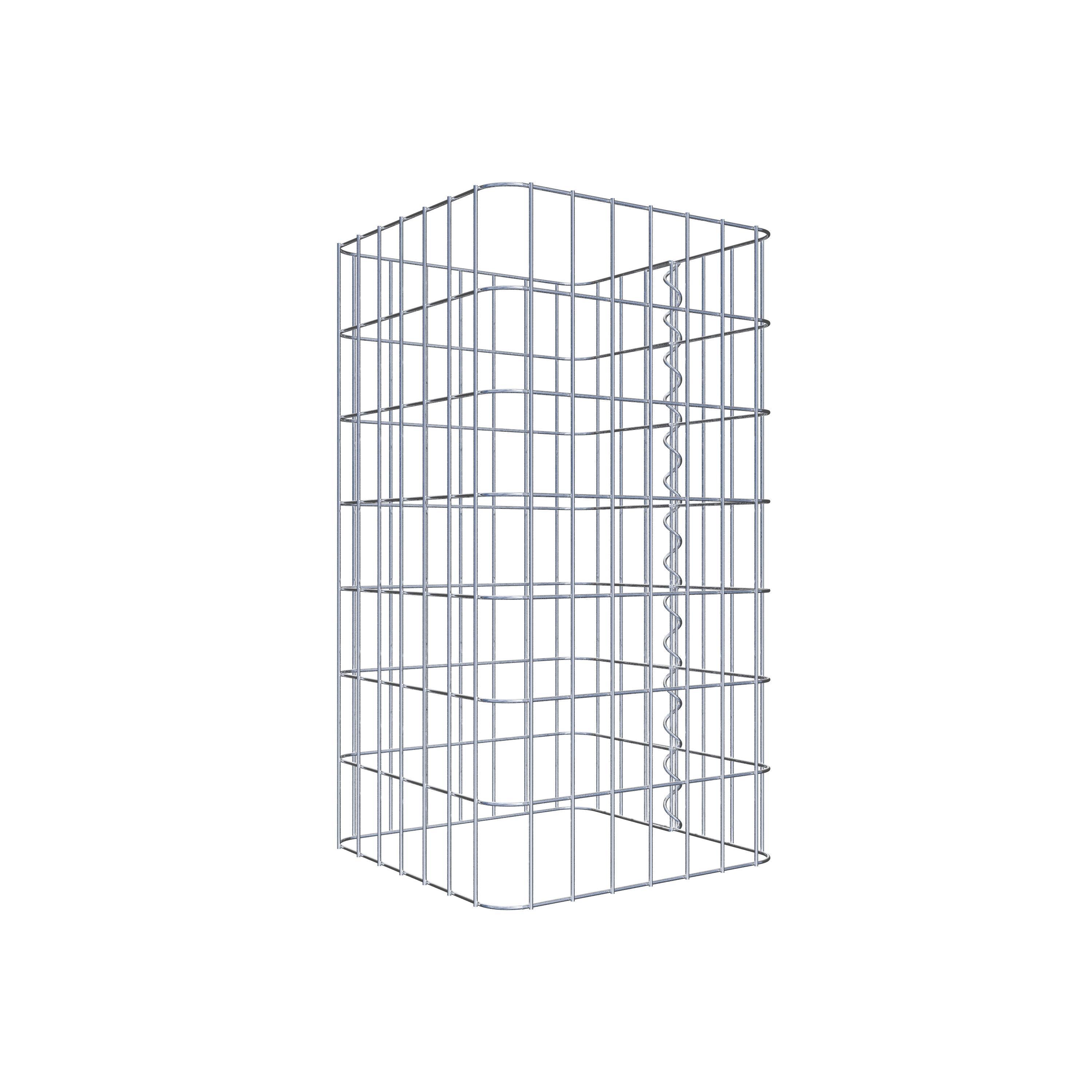Gabionensäule 37 x 37 cm, MW 5 x 10 cm eckig