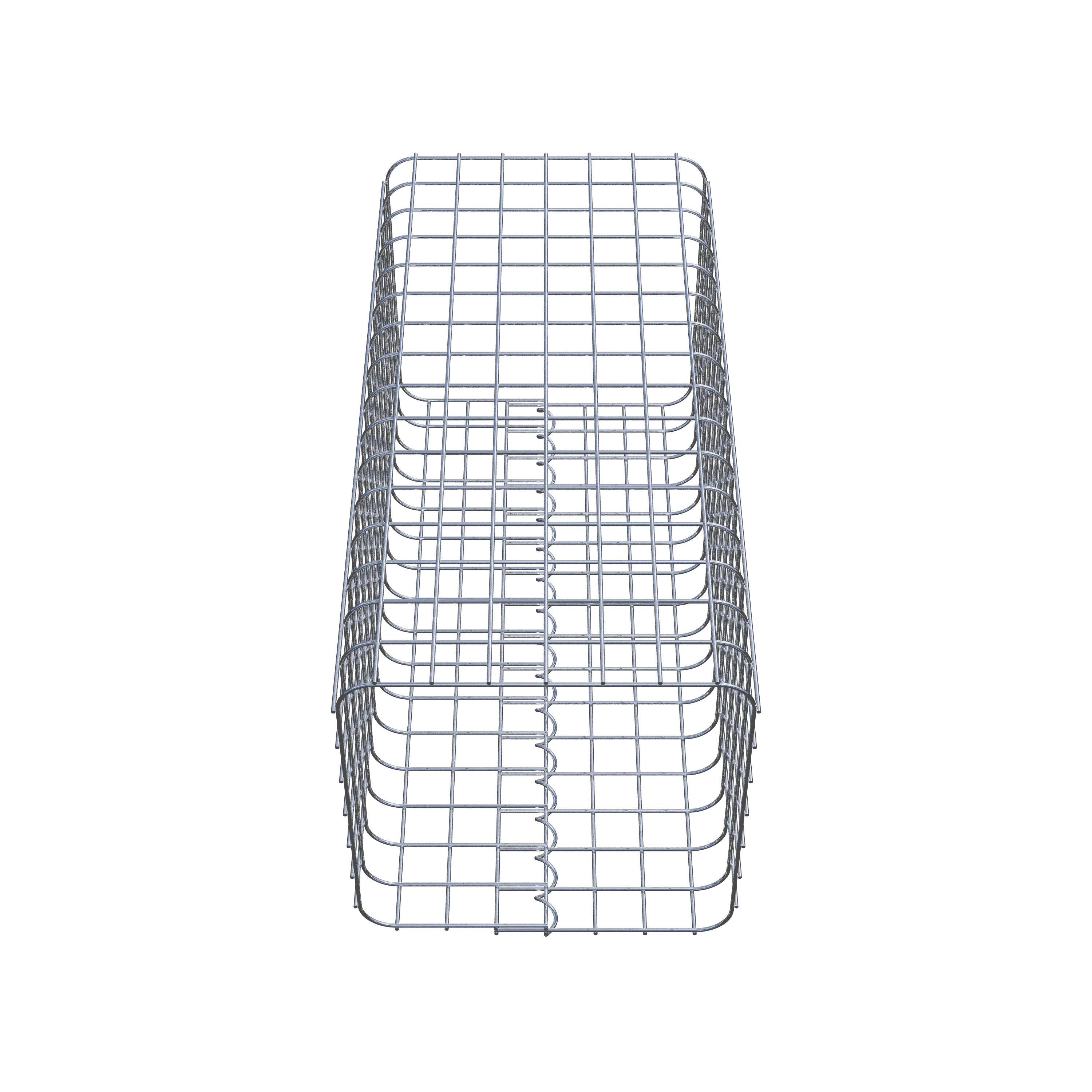 Colonne de gabion 37 x 37 cm MW 5 x 5 cm carré
