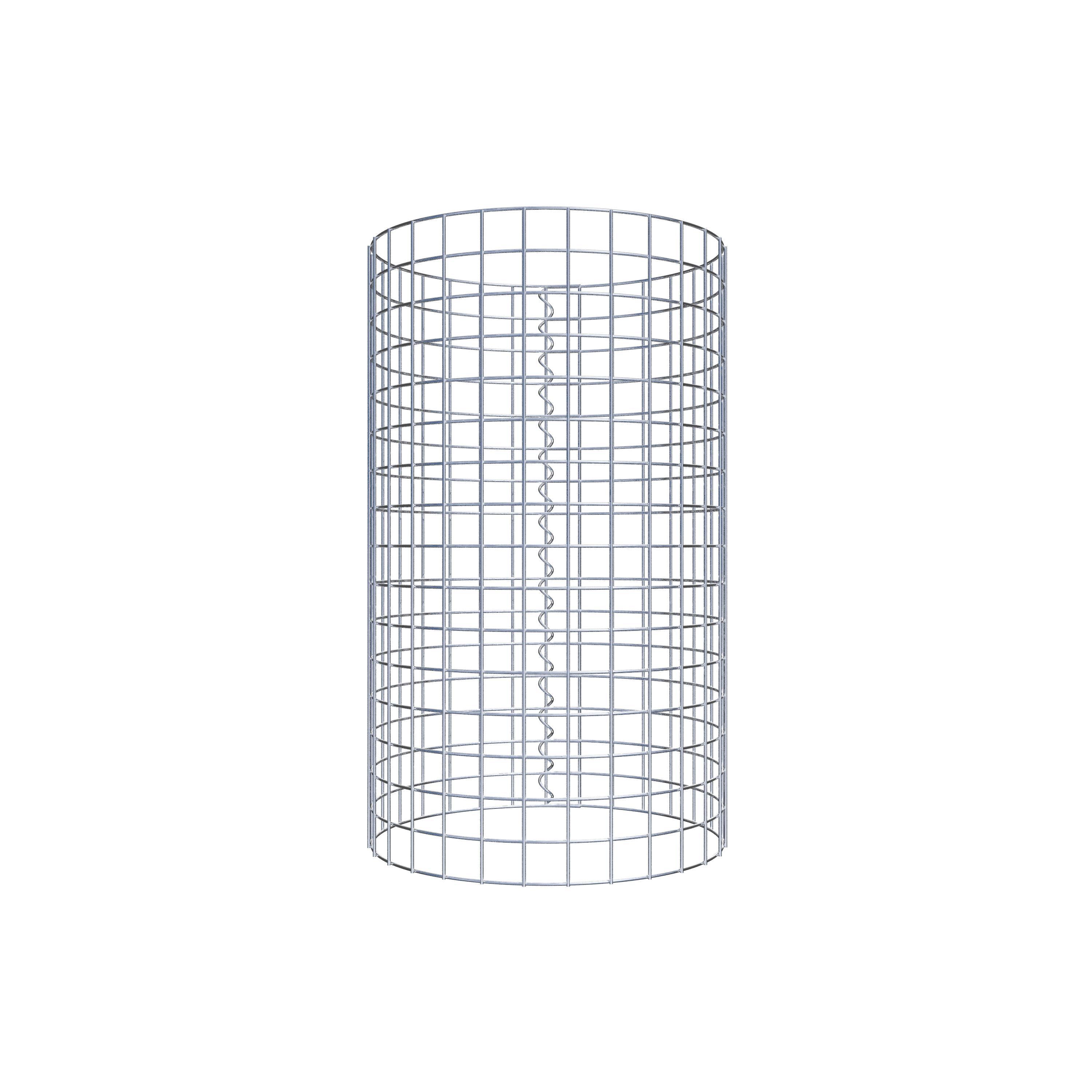 Gabionensäule rund 47 cm Durchmesser, 80 cm Höhe, Maschenweite 5 cm x 5 cm