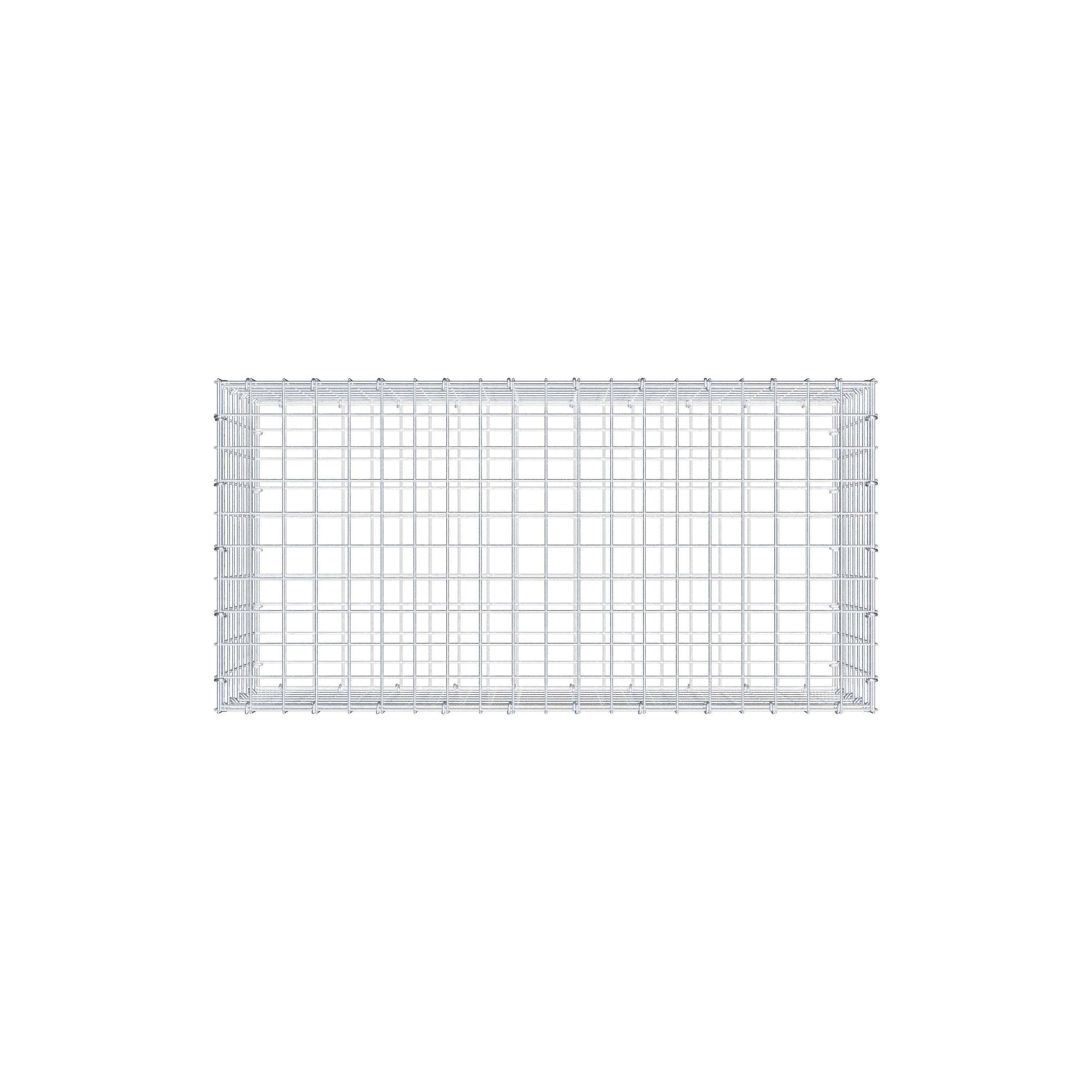 Gabion 100 cm x 40 cm x 50 cm (L x H x D), maskestørrelse 5 cm x 5 cm, C-ring