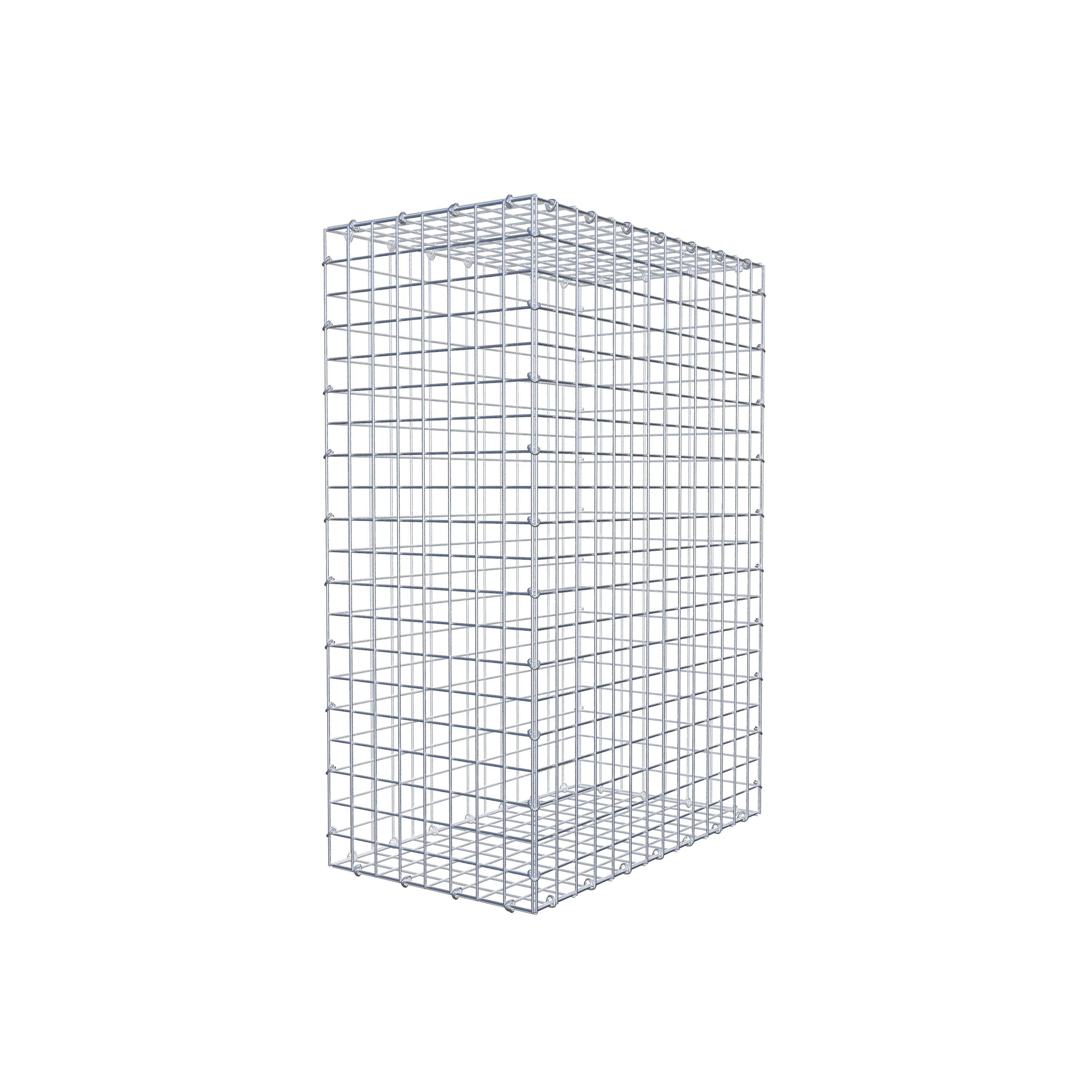 Gabion 100 cm x 70 cm x 40 cm (L x H x P), mailles 5 cm x 5 cm, anneau en C