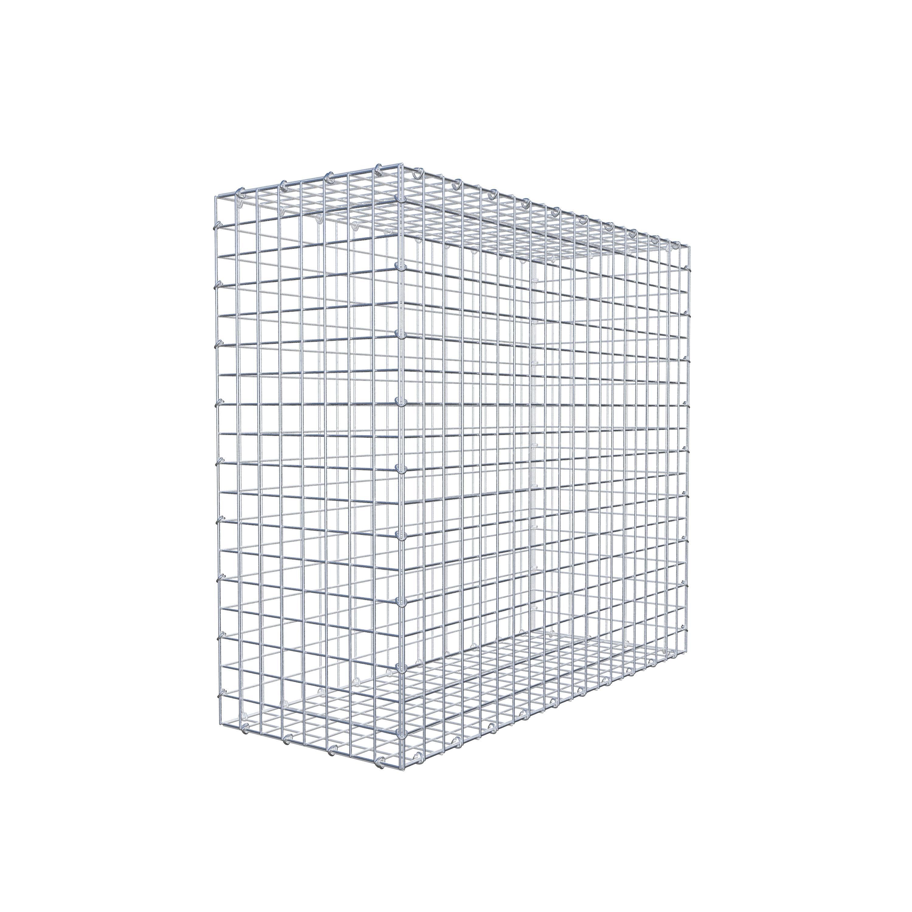 Gabion 100 cm x 90 cm x 40 cm (L x H x P), mailles 5 cm x 5 cm, anneau en C