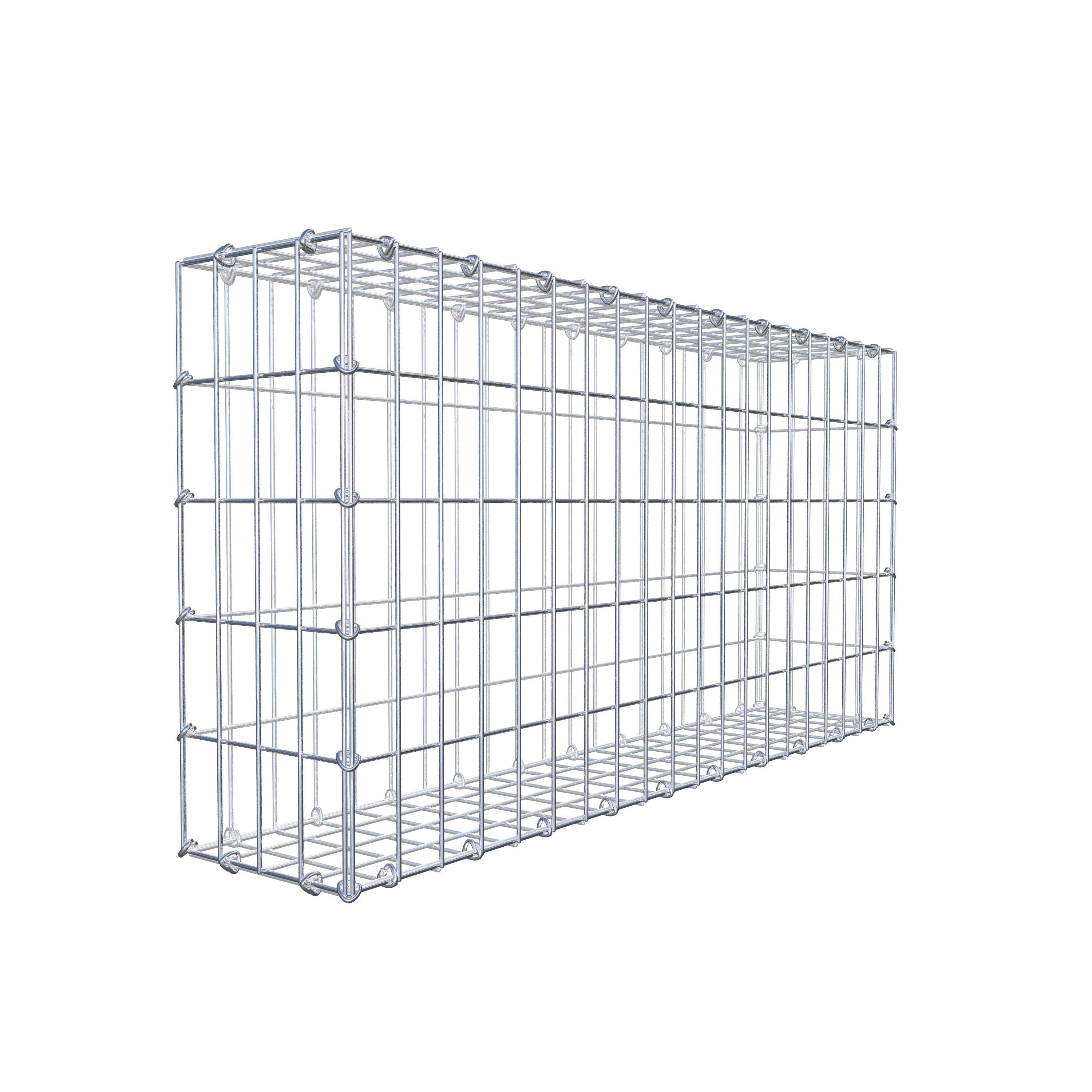 Schanskorf 100 cm x 50 cm x 20 cm (L x H x D), maaswijdte 5 cm x 10 cm, C-ring