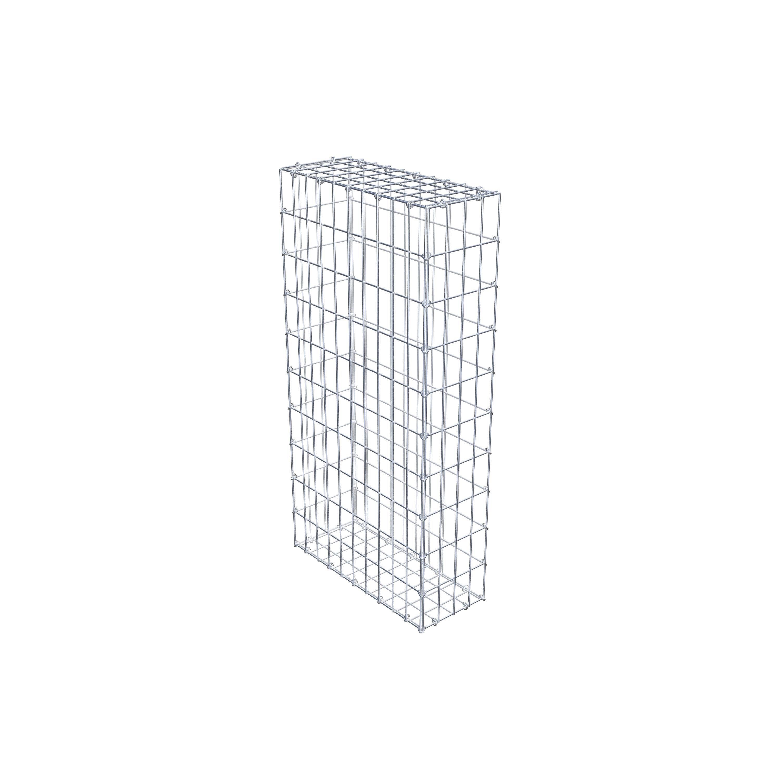 Schanskorf 100 cm x 50 cm x 20 cm (L x H x D), maaswijdte 5 cm x 10 cm, C-ring