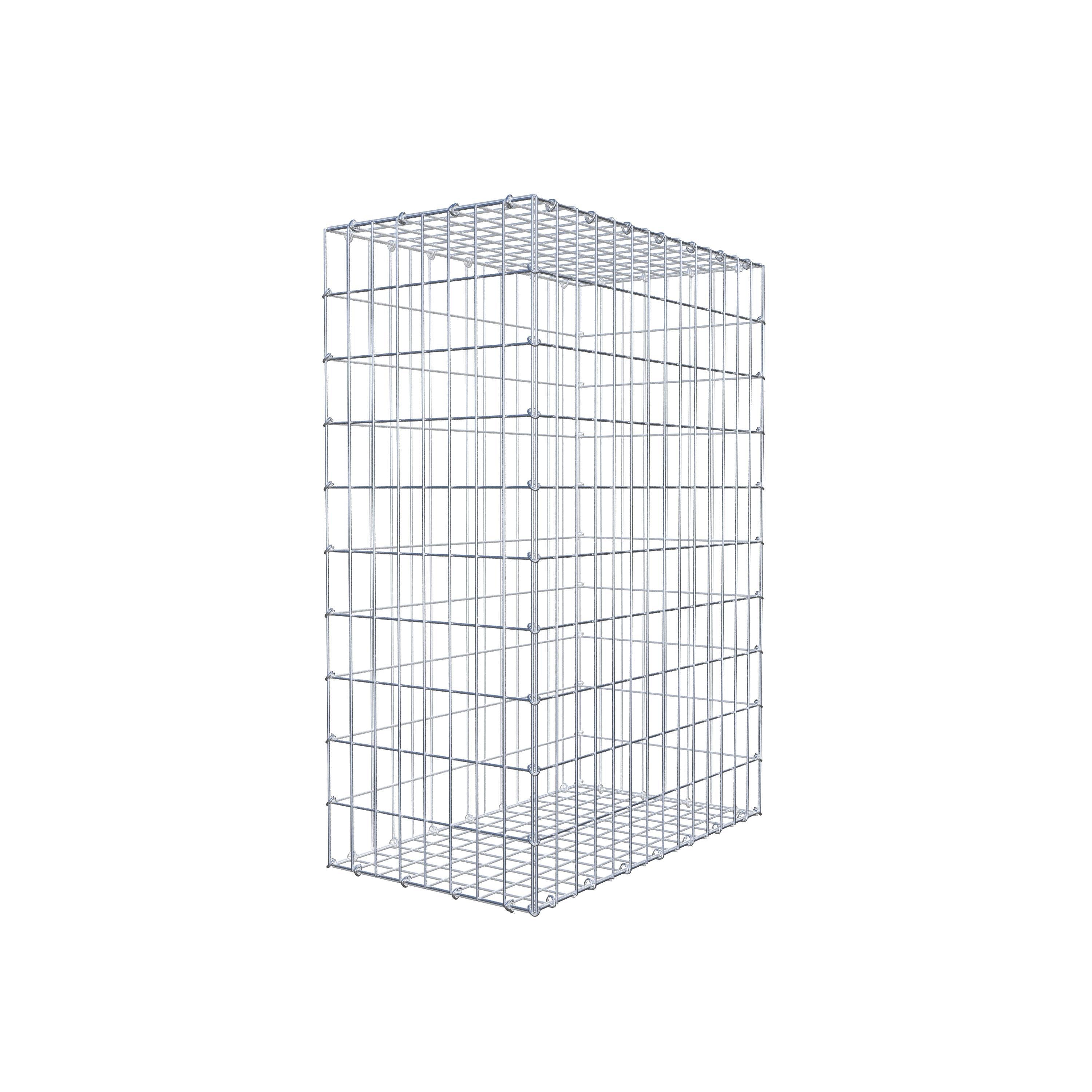 Gabion 100 cm x 70 cm x 40 cm (L x H x D), maskestørrelse 5 cm x 10 cm, C-ring