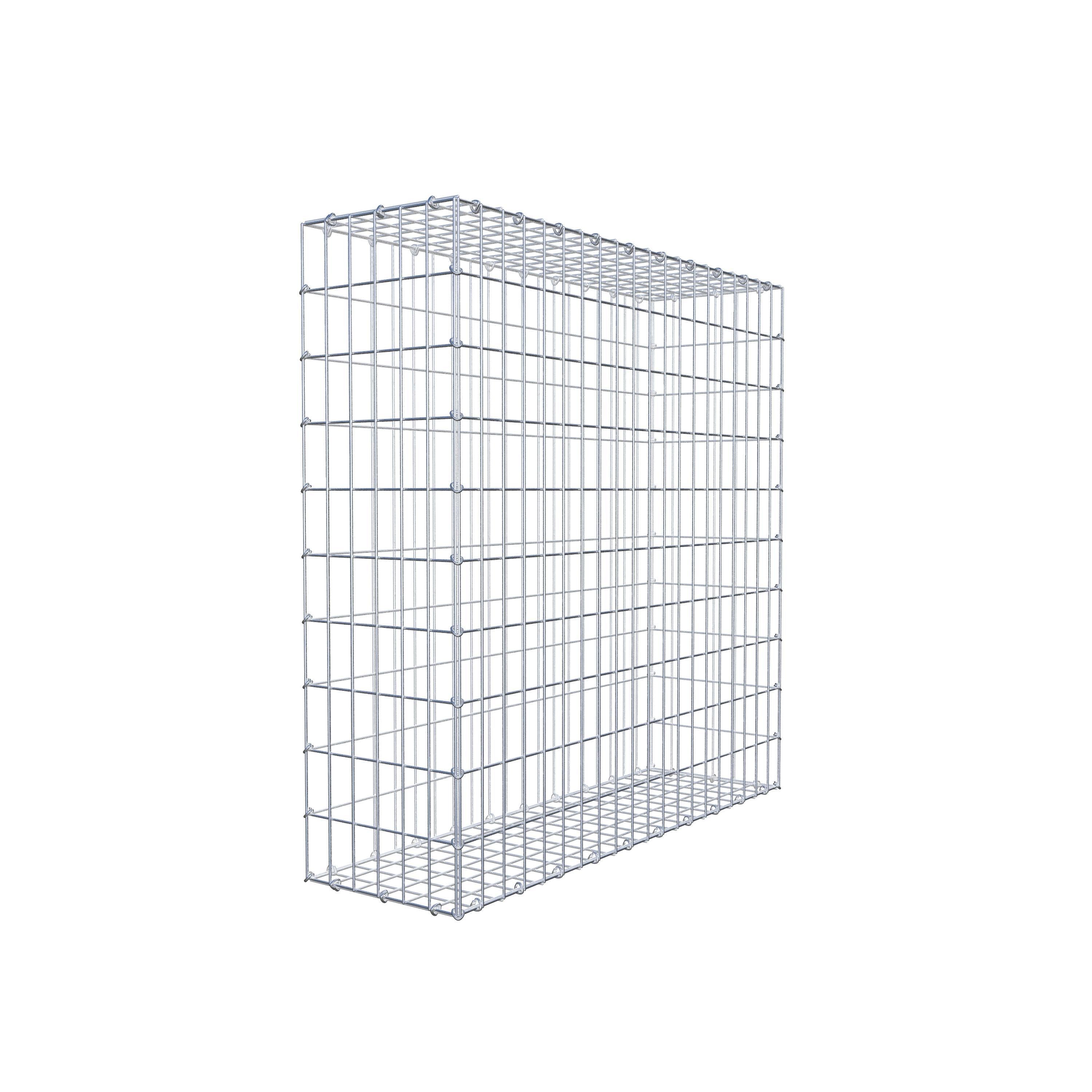 Schanskorf 100 cm x 100 cm x 30 cm (L x H x D), maaswijdte 5 cm x 10 cm, C-ring