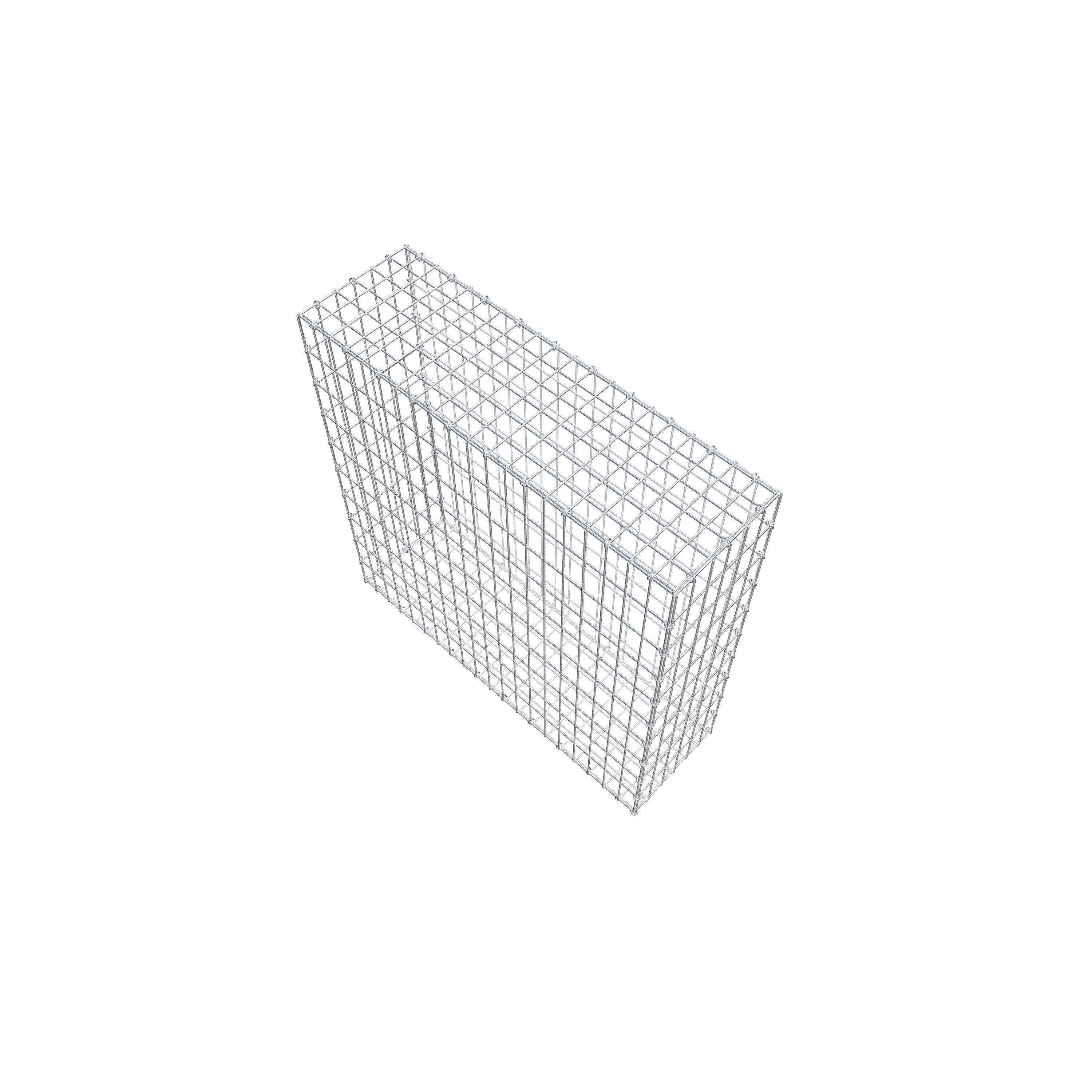 Schanskorf 100 cm x 100 cm x 30 cm (L x H x D), maaswijdte 5 cm x 10 cm, C-ring
