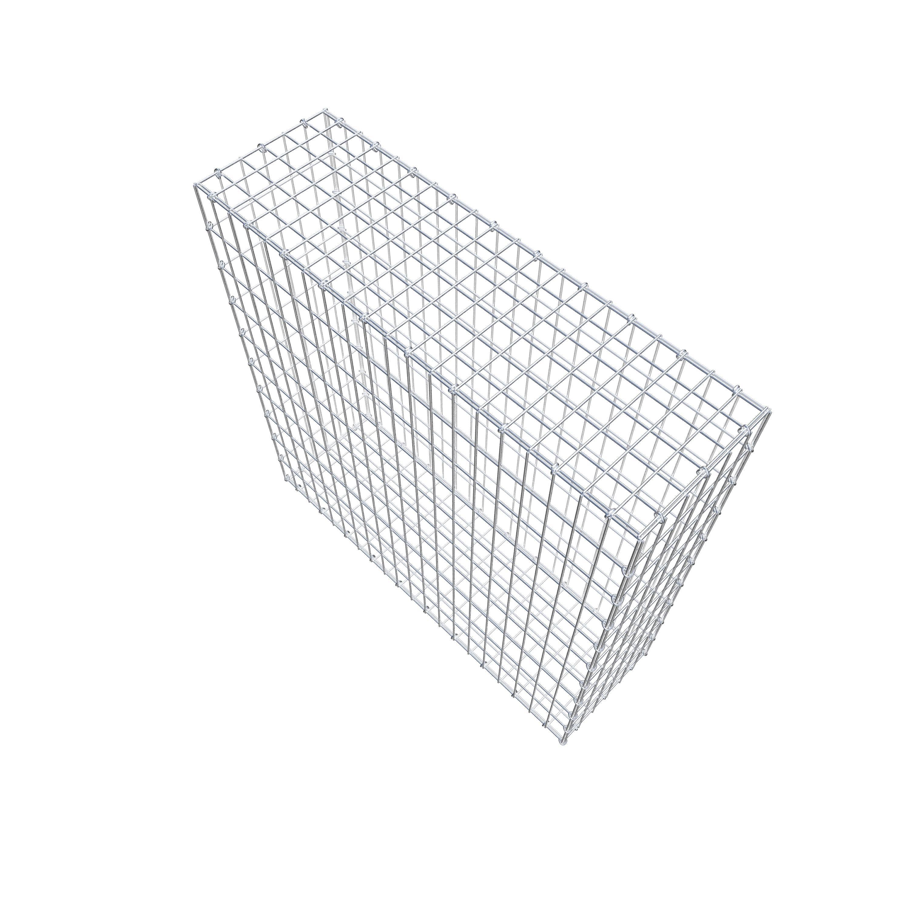 Schanskorf 100 cm x 100 cm x 30 cm (L x H x D), maaswijdte 5 cm x 10 cm, C-ring