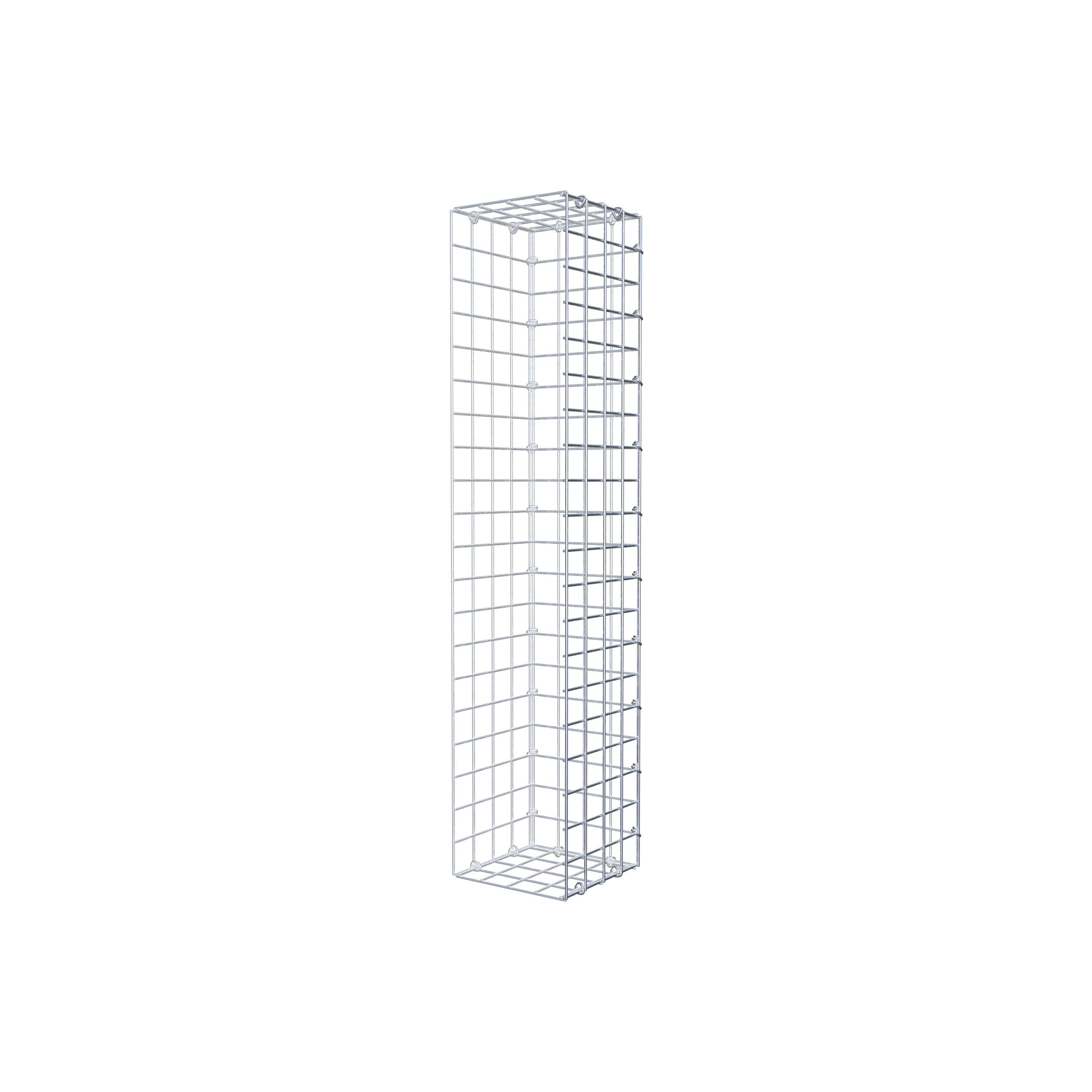 Fourche rapportée type 2 100 cm x 20 cm x 20 cm (L x H x P), mailles 5 cm x 5 cm, anneau C
