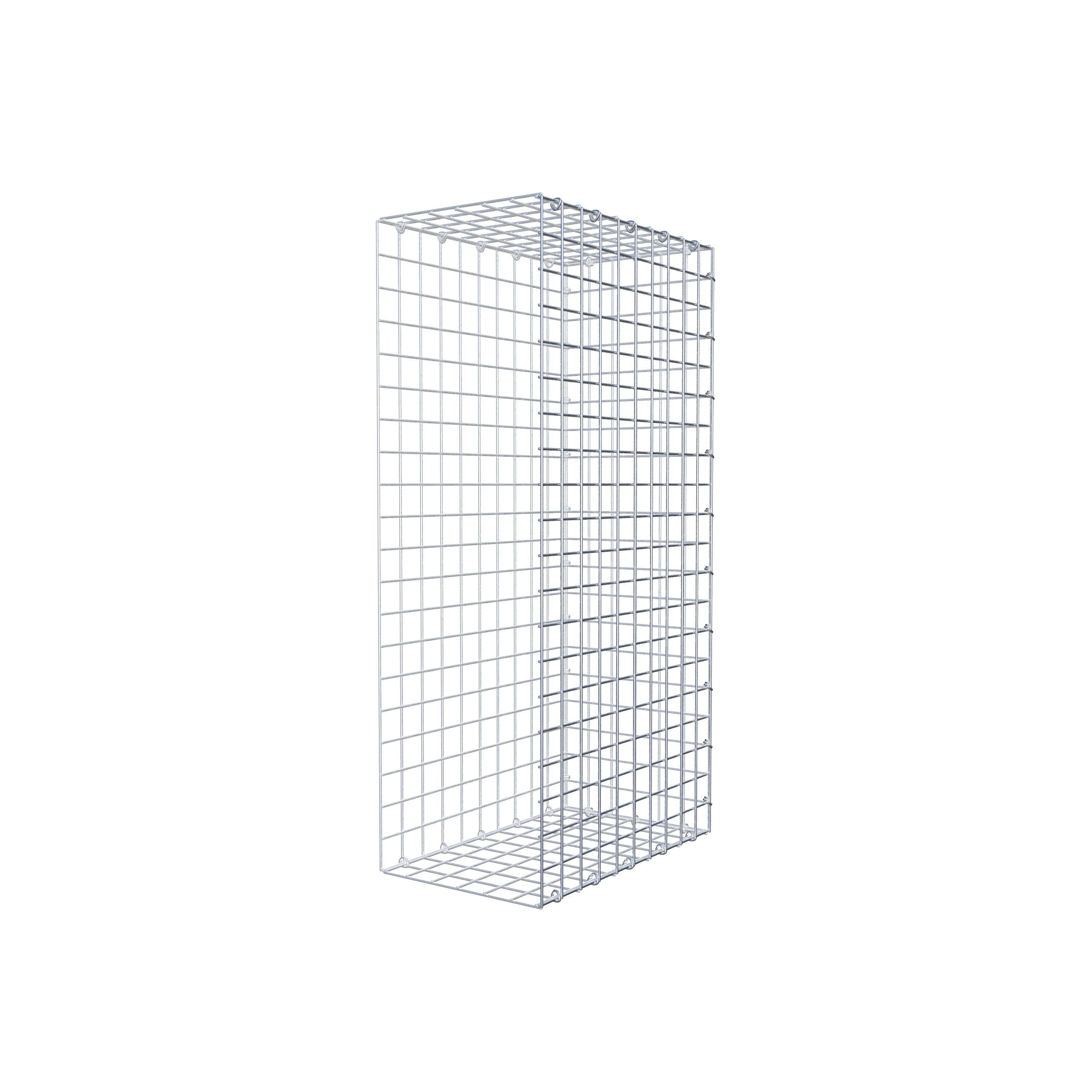 Gavión acoplable tipo 2 100 cm x 50 cm x 30 cm (L x A x P), malla 5 cm x 5 cm, anillo en C