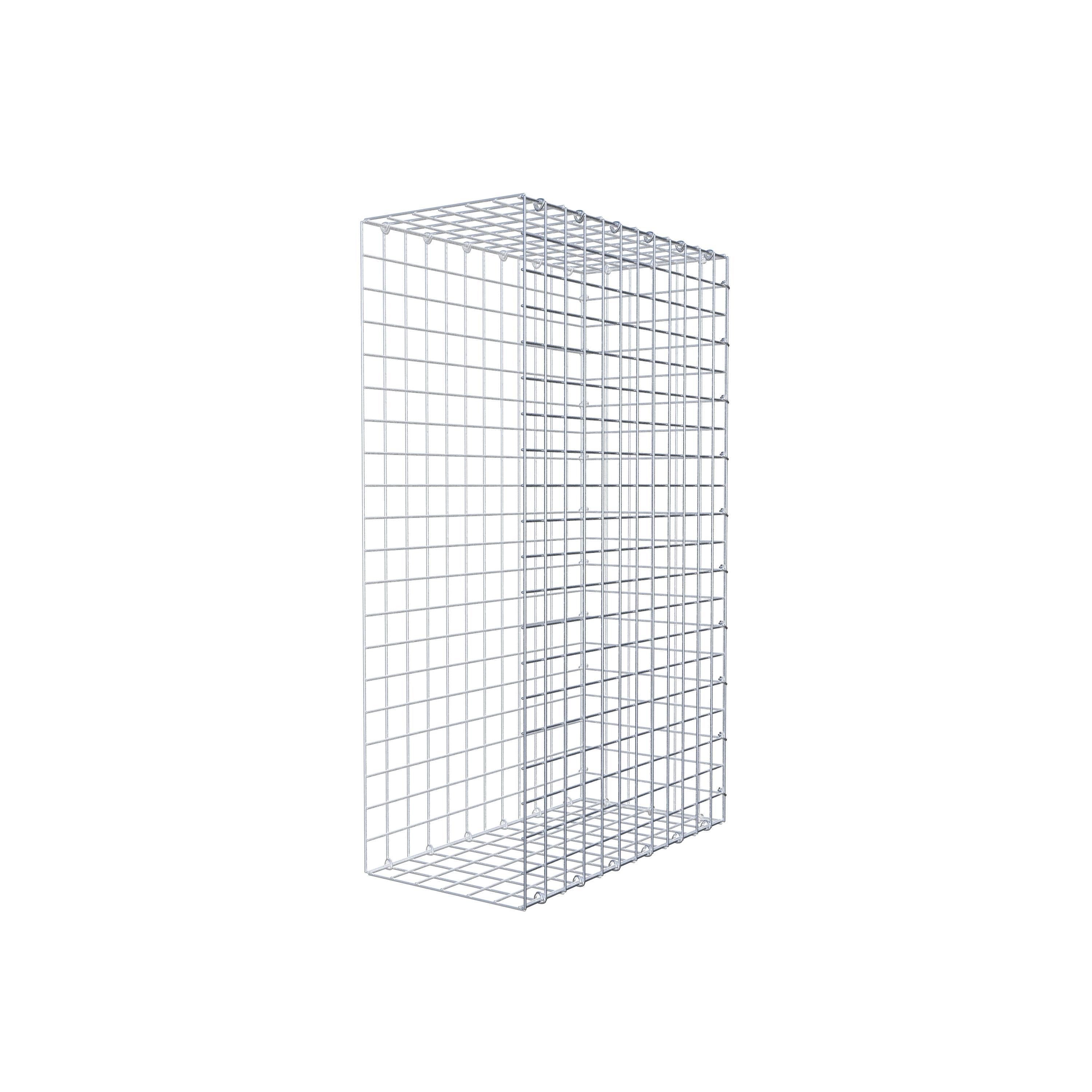 Fourche rapportée type 2 100 cm x 60 cm x 30 cm (L x H x P), mailles 5 cm x 5 cm, anneau C