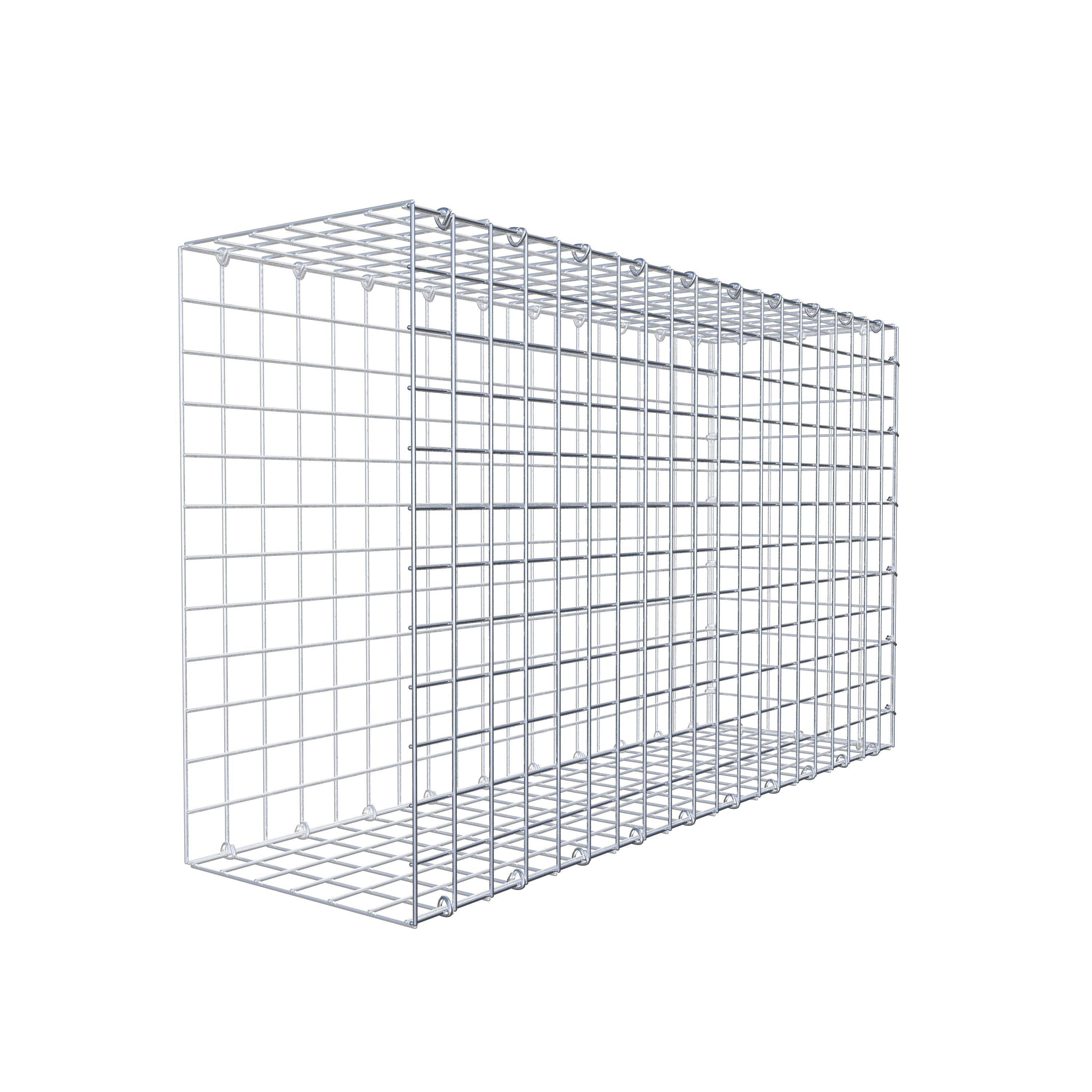 Fourche rapportée type 2 100 cm x 60 cm x 30 cm (L x H x P), mailles 5 cm x 5 cm, anneau C
