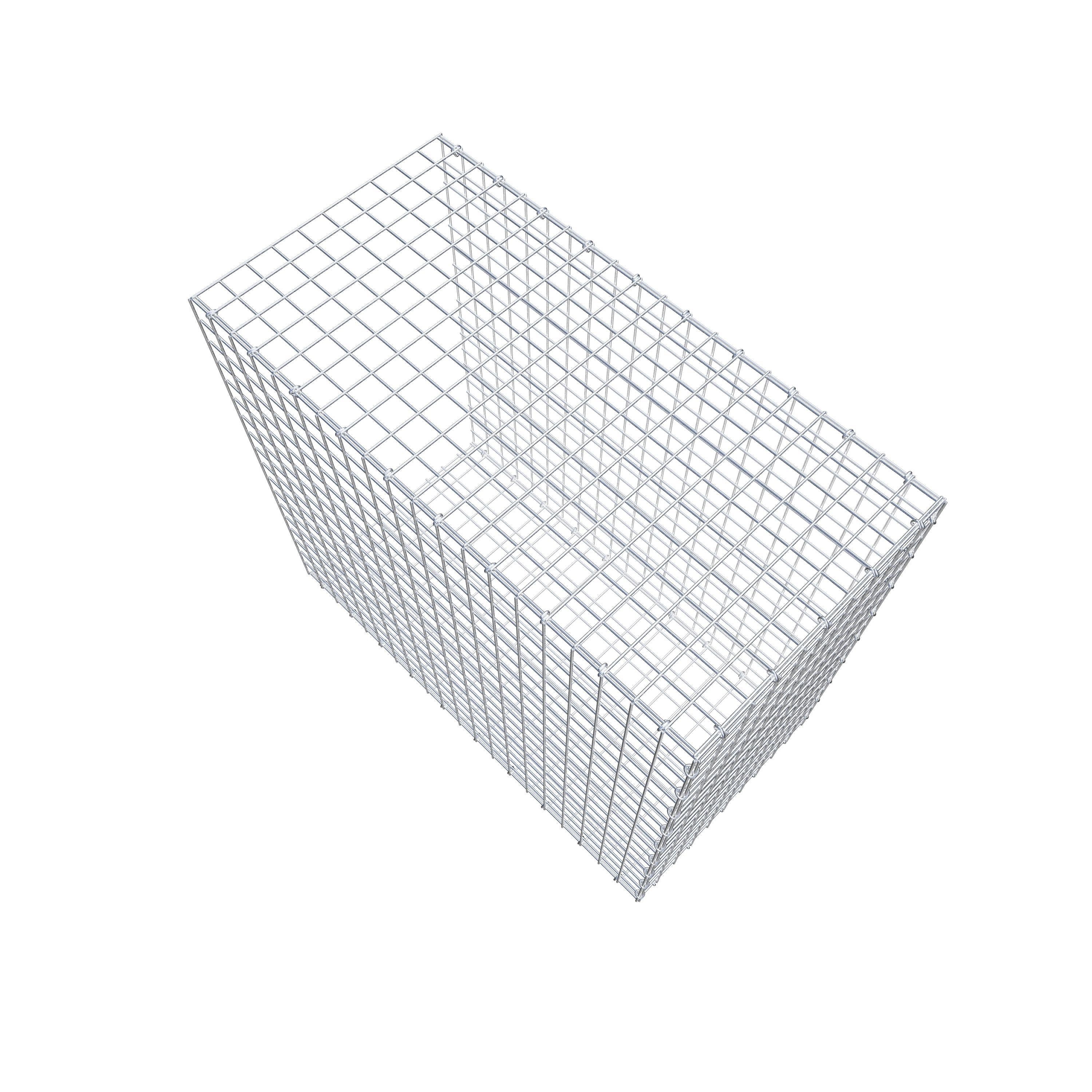 Fourche rapportée type 2 100 cm x 90 cm x 50 cm (L x H x P), mailles 5 cm x 5 cm, anneau C
