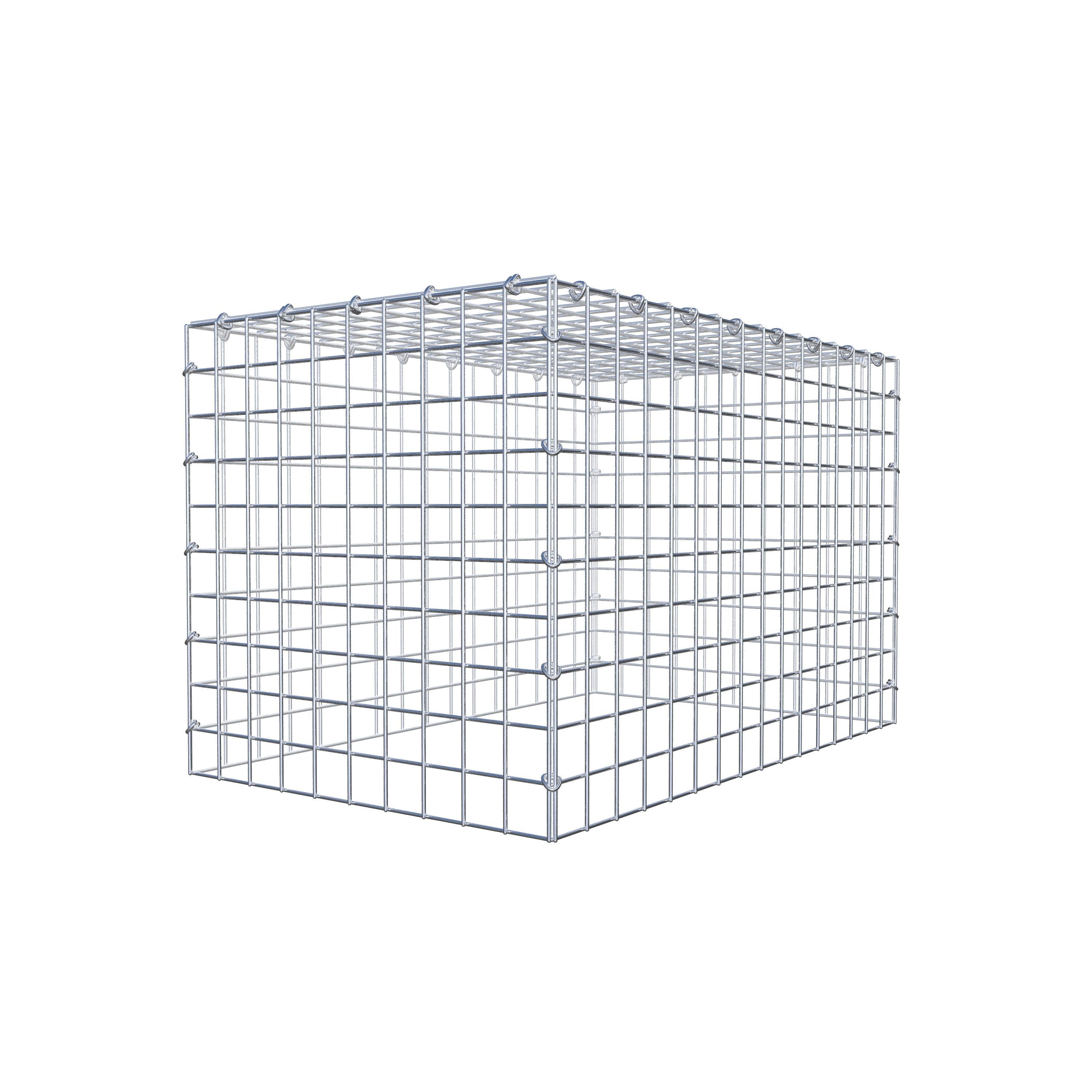 Pila adicional tipo 3 80 cm x 50 cm x 50 cm (L x A x P), malla 5 cm x 5 cm, anillo en C