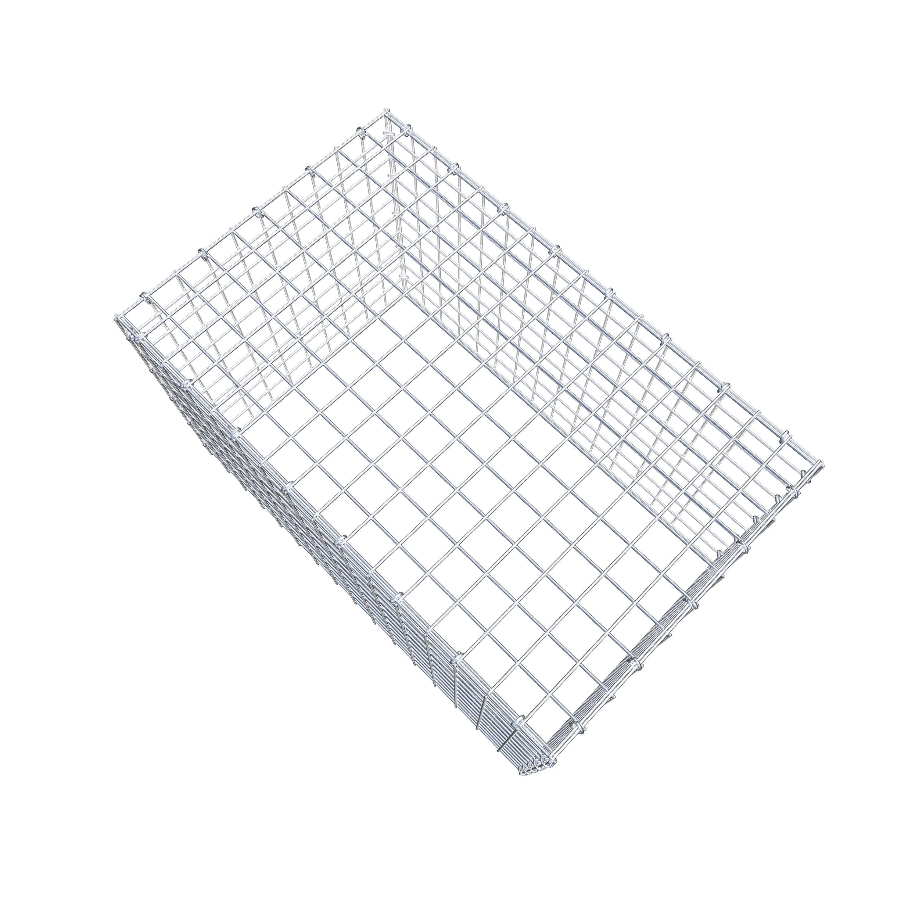 Pila adicional tipo 3 80 cm x 50 cm x 50 cm (L x A x P), malla 5 cm x 5 cm, anillo en C