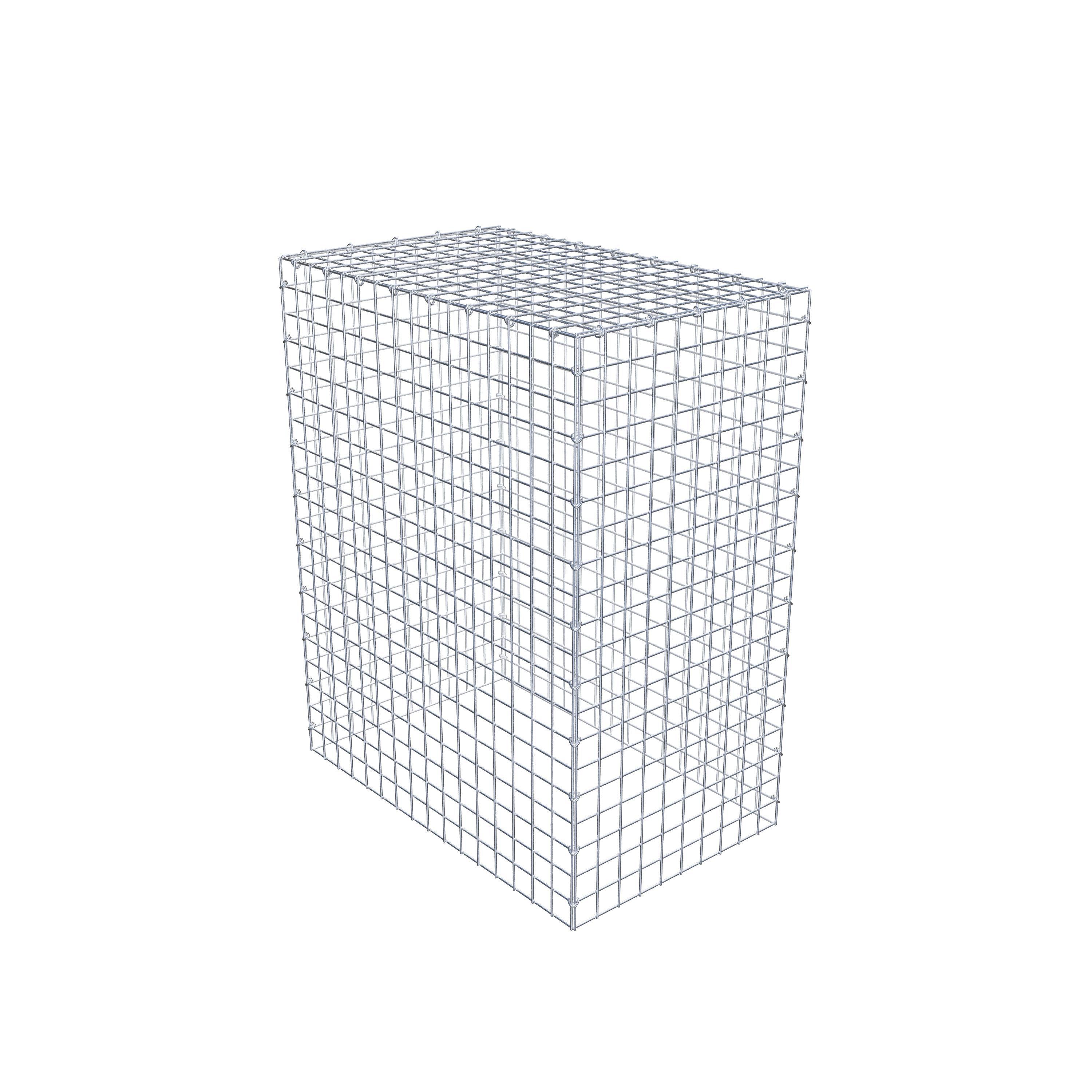 Type 3 oplegkorf 100 cm x 80 cm x 50 cm (L x H x D), maaswijdte 5 cm x 5 cm, C-ring