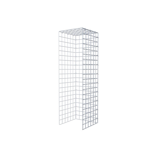 Mounted gabion type 4 100 cm x 30 cm x 30 cm (L x H x D), mesh size 5 cm x 5 cm, C-ring